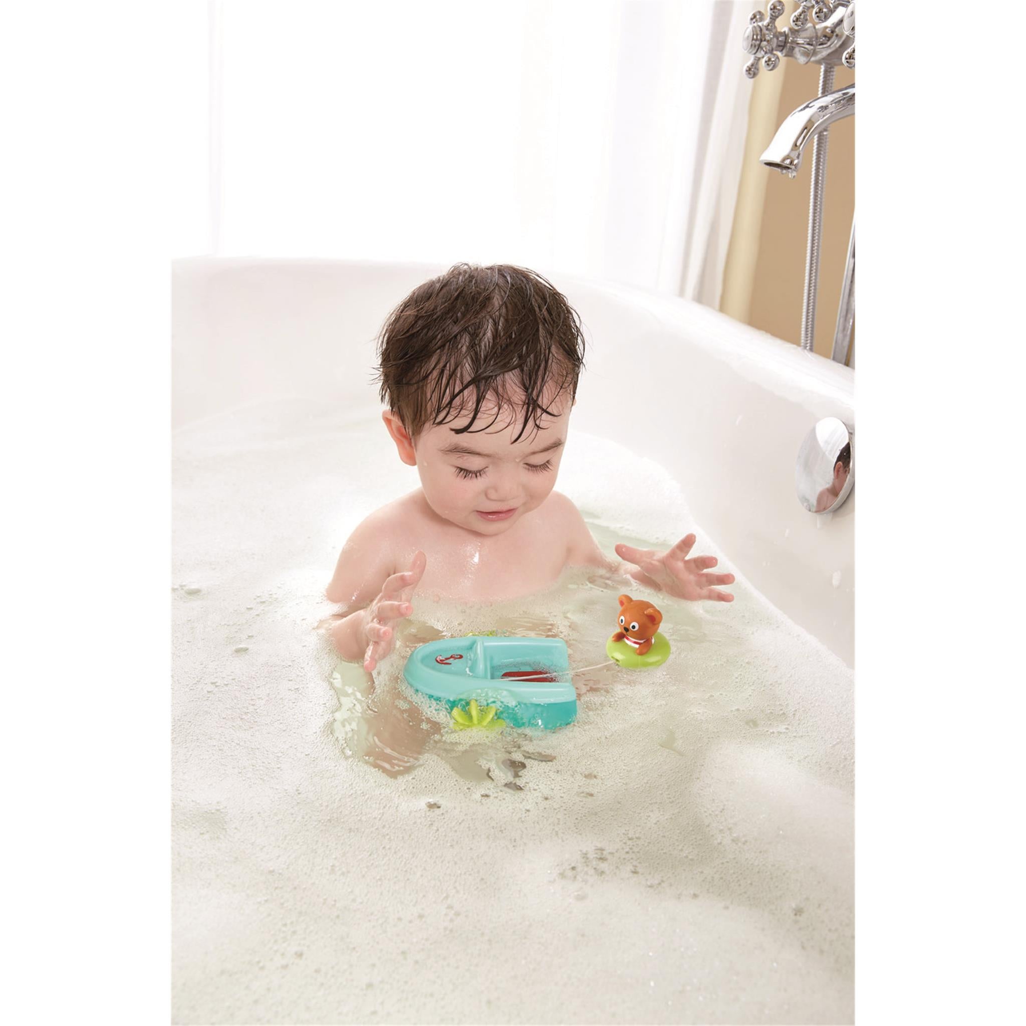 Jouet de bain bateau à rétrofriction
