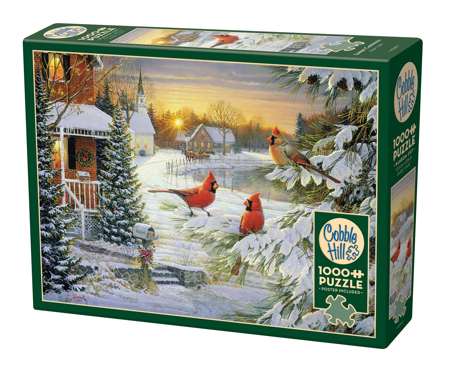 Puzzle exclusif Sunset Cardinals de 1000 pièces