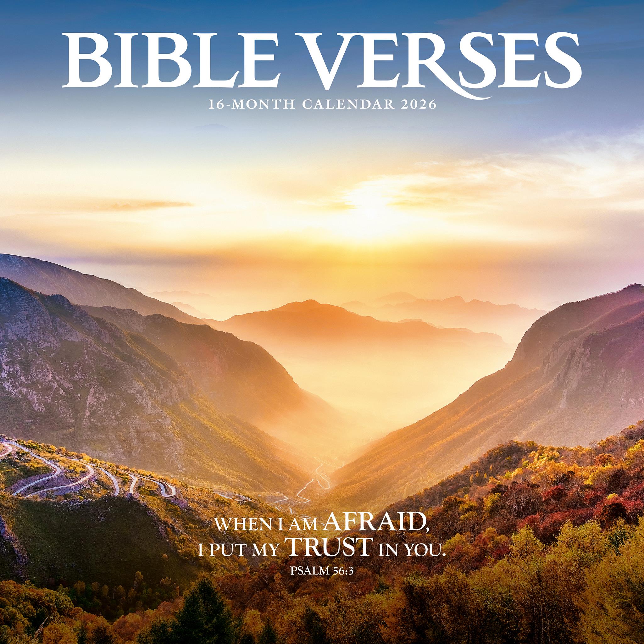 Calendrier mural des versets bibliques 2026