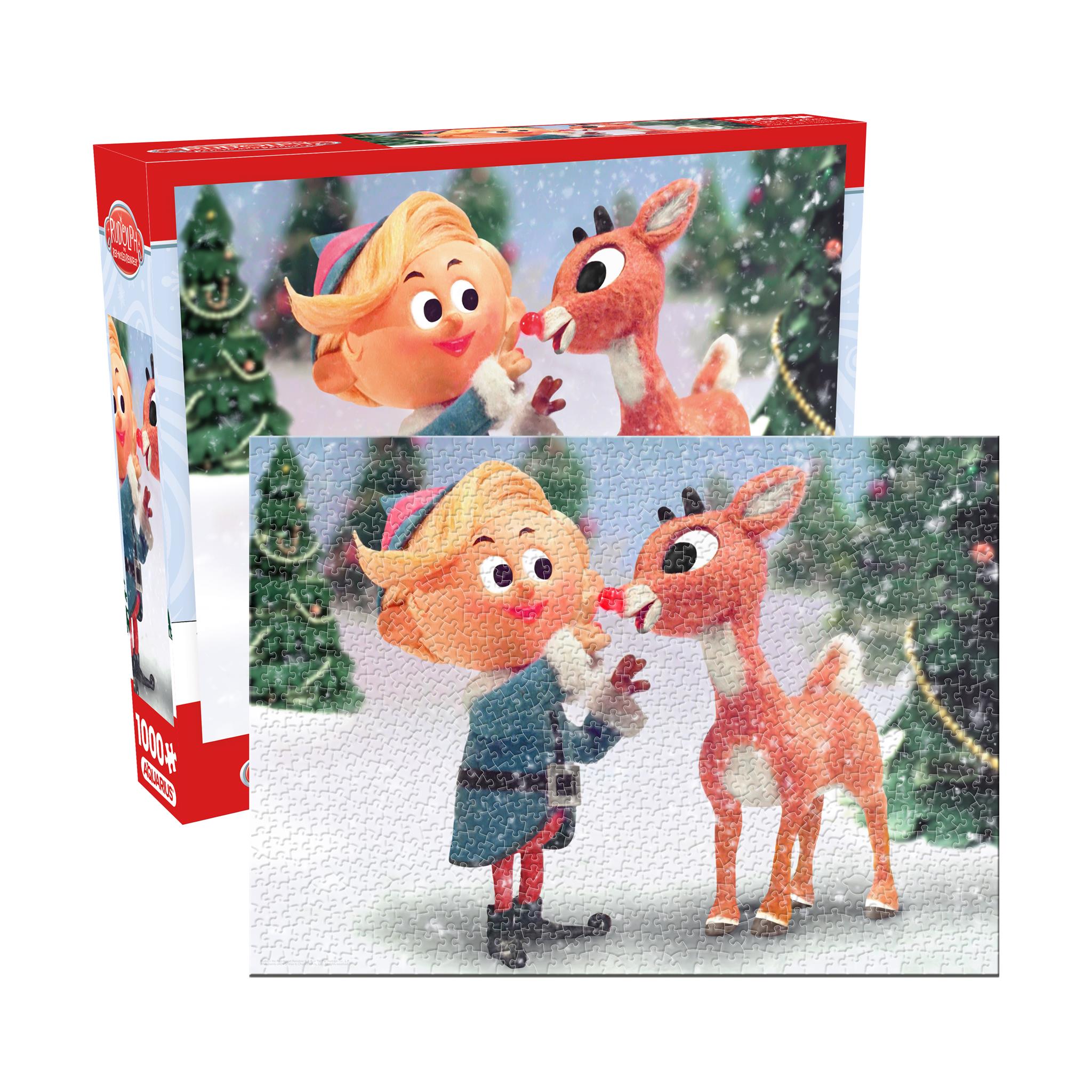 Rudolph Glitter Snow 1000 Piece Puzzle