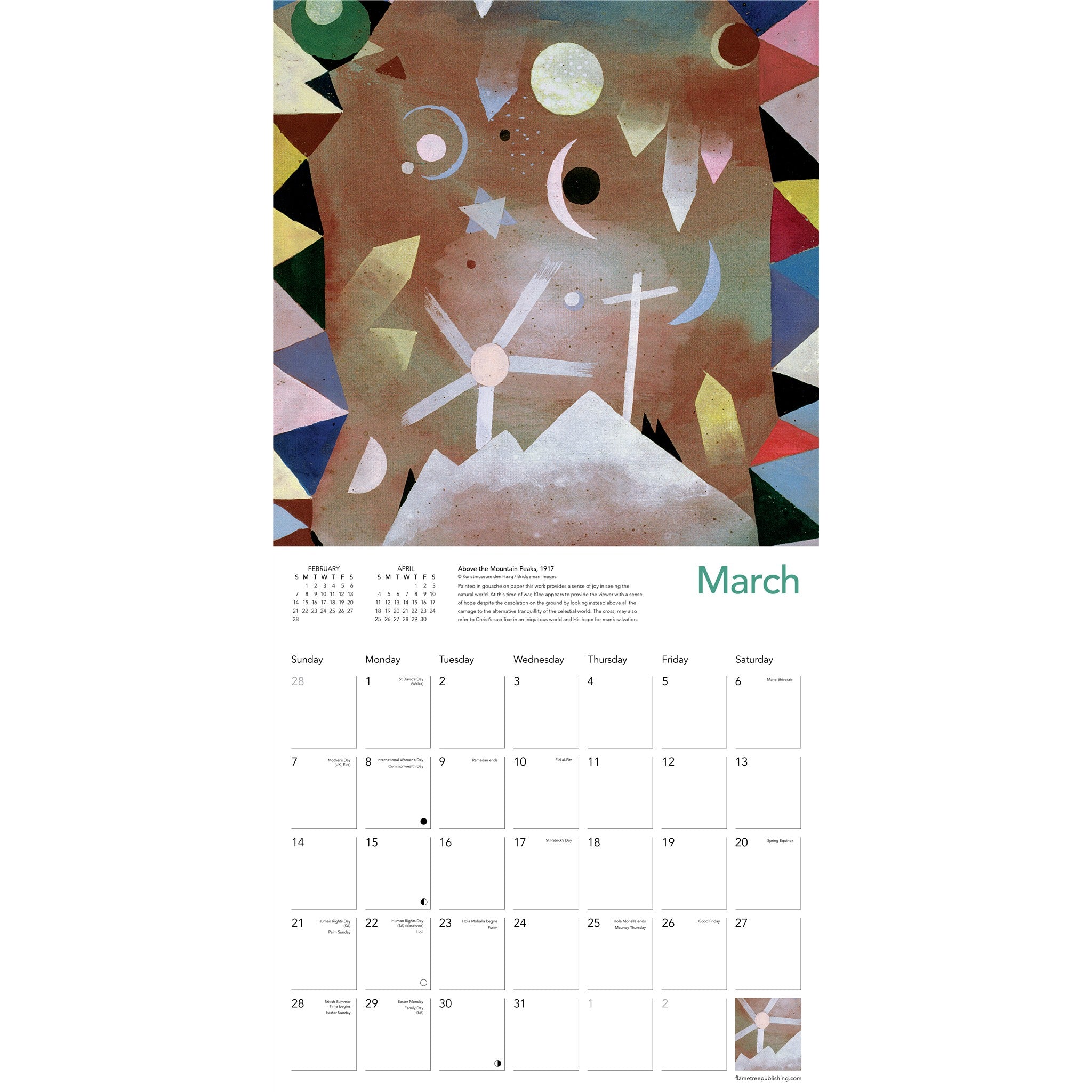 Paul Klee 2027 Wall Calendar - Online Only