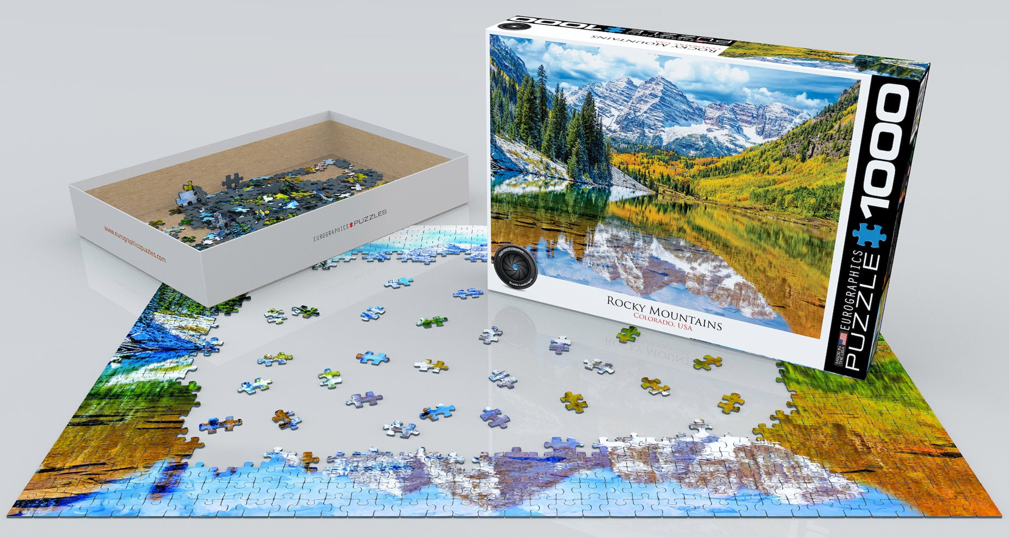 Rocky Mountains 1000 Piece Puzzle - Online Only