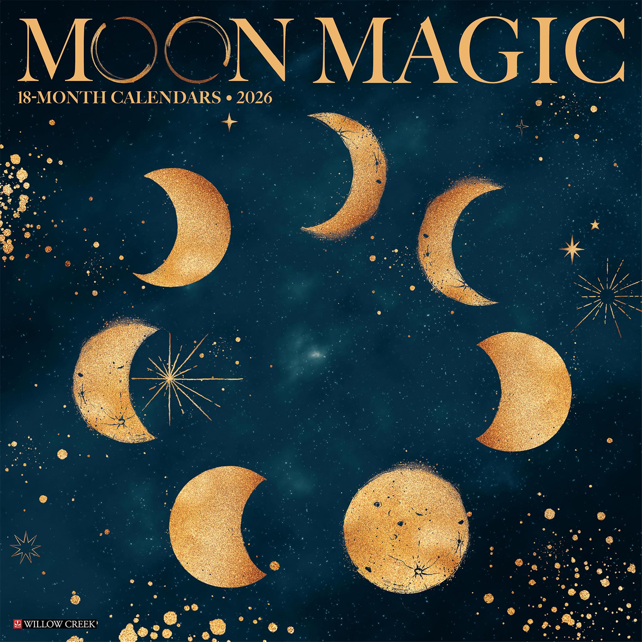 Calendrier mural Moon Magic 2026 - Disponible uniquement en ligne