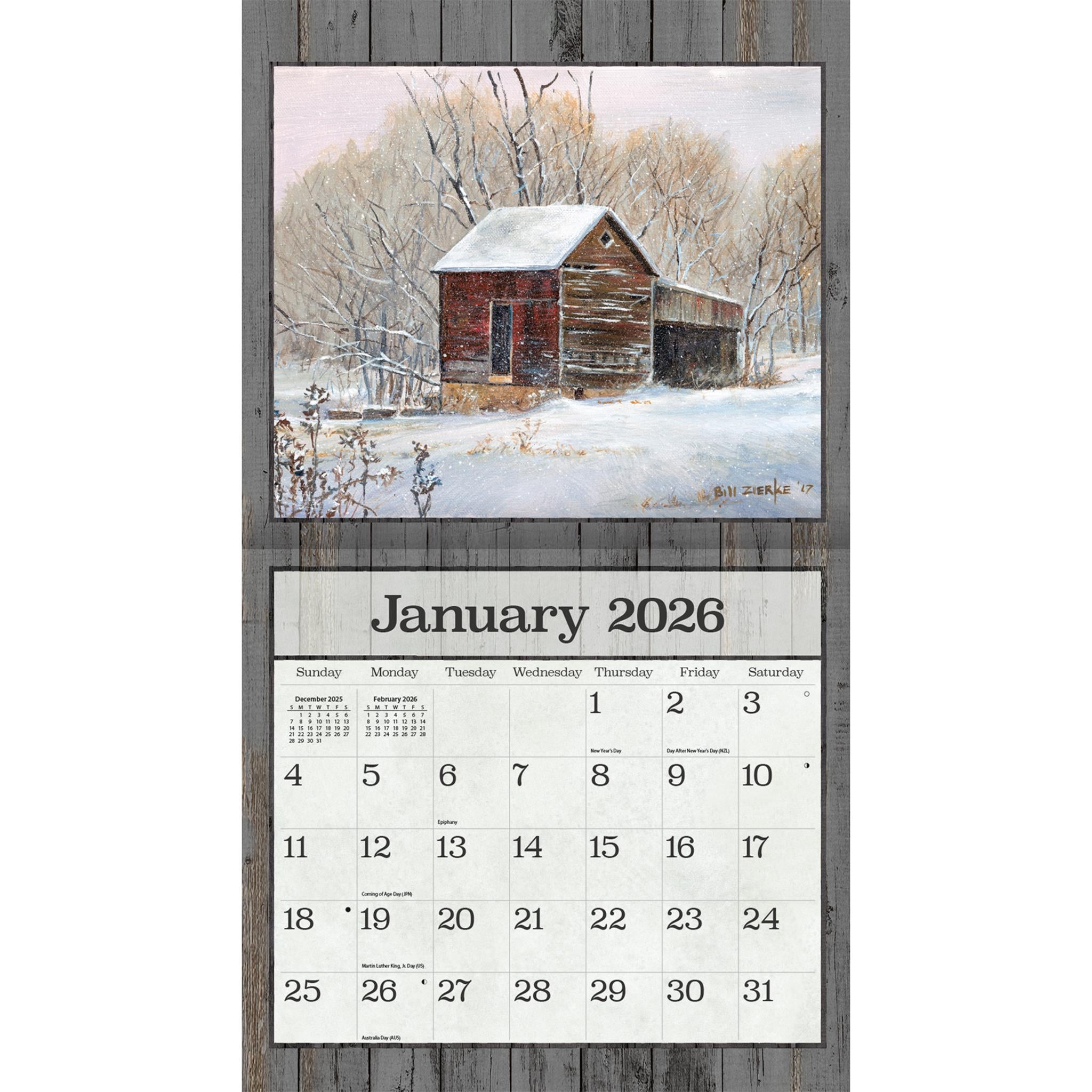 On The Farm 2026 Wall Calendar - Online Only