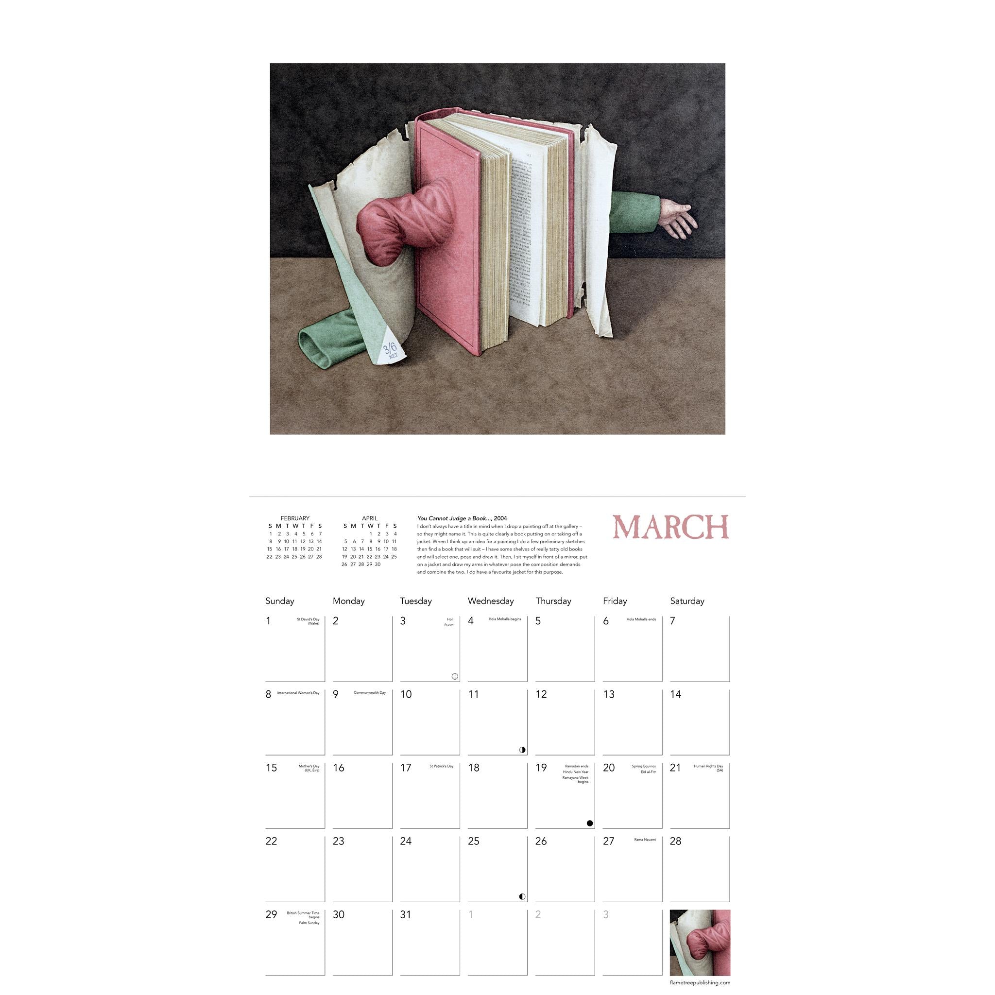 Jonathan Wolstenholme 2026 Wall Calendar - Online Only