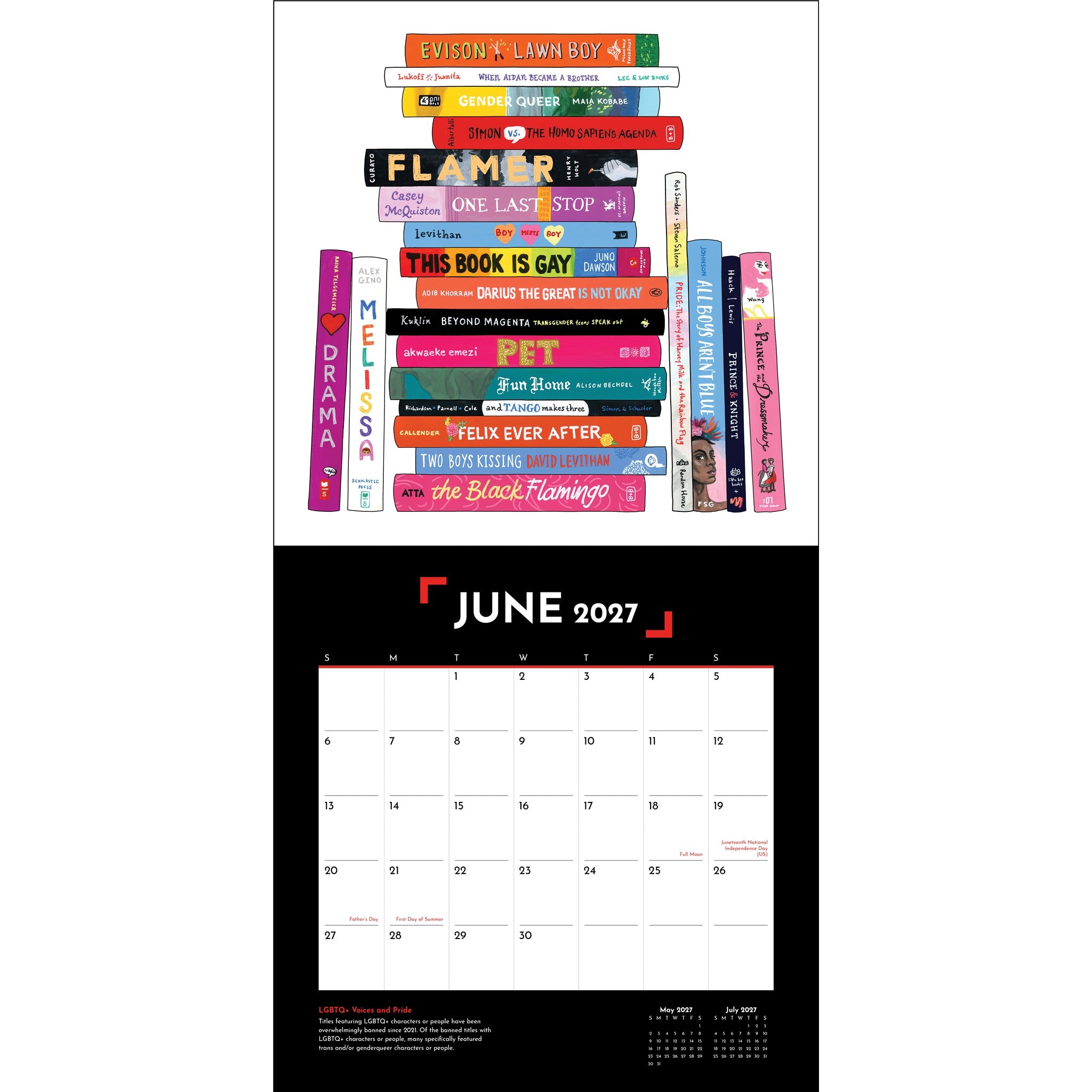 Banned Books 2027 Wall Calendar