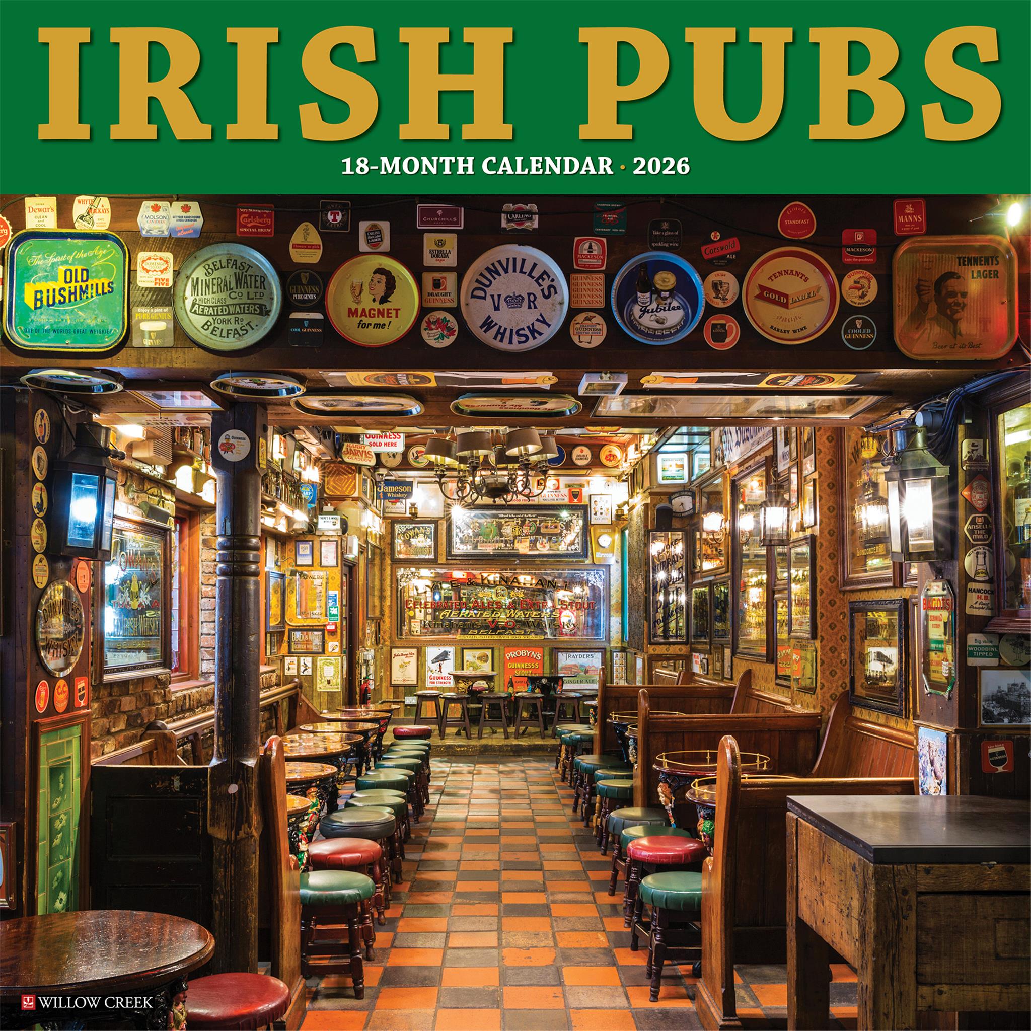 Irish Pubs 2026 Wall Calendar