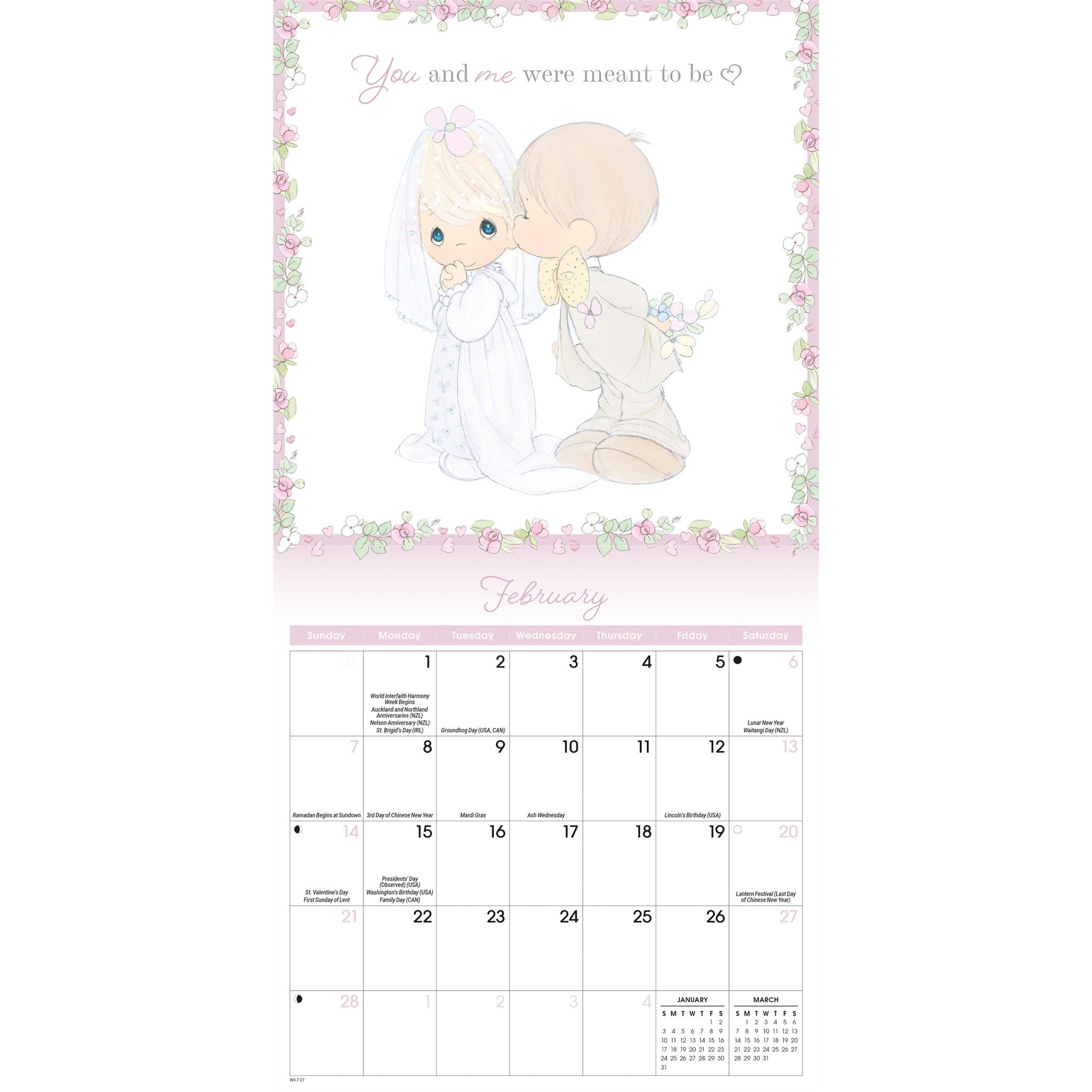 Mini Calendrier Precious Moments 2027