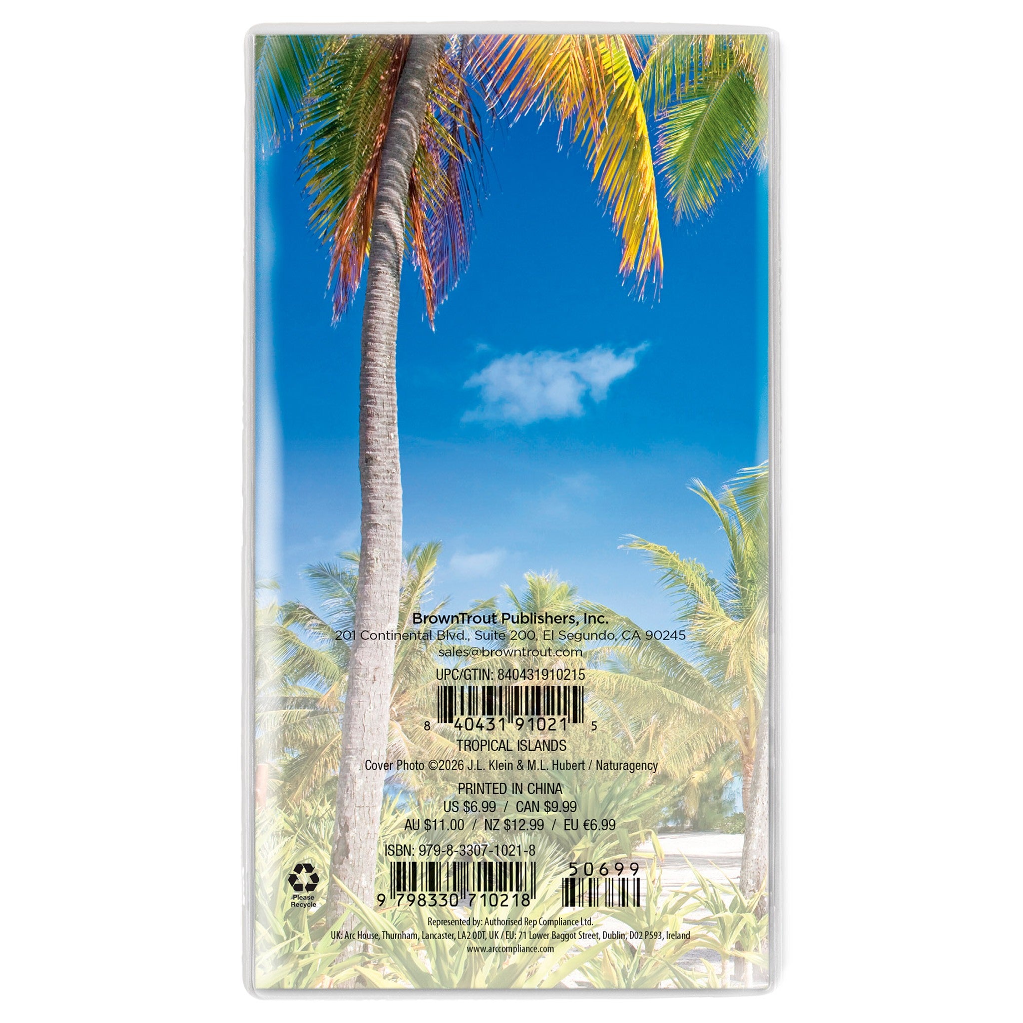 Tropical Islands 2027-2028 2-Year Pocket Planner