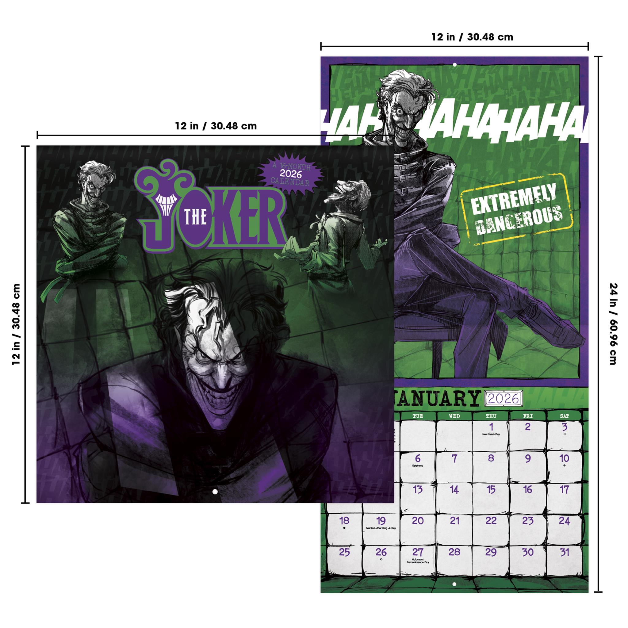 Joker 2026 Wall Calendar