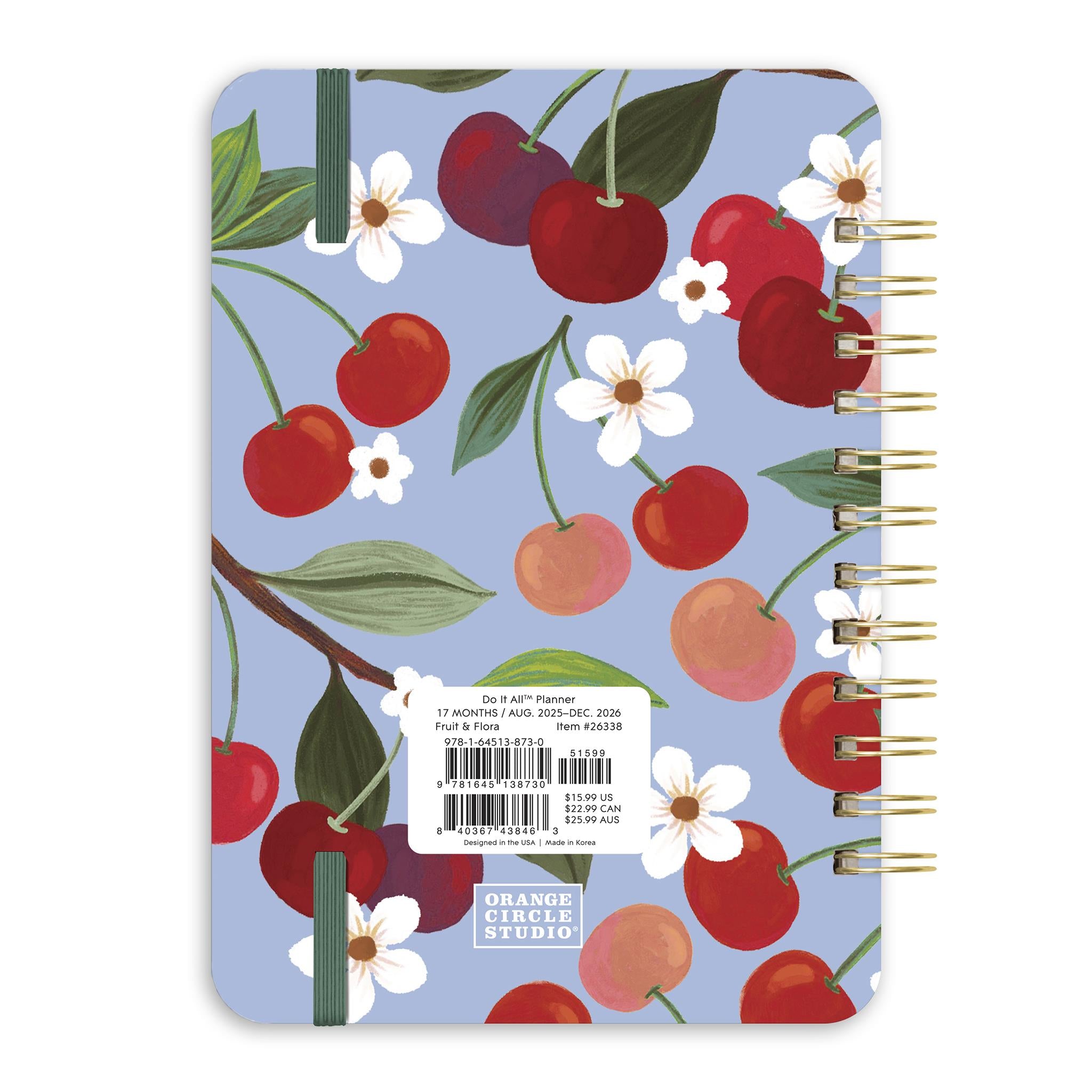 Fruit And Flora Do It All 2025-2026 Planner Calendar - Online Only