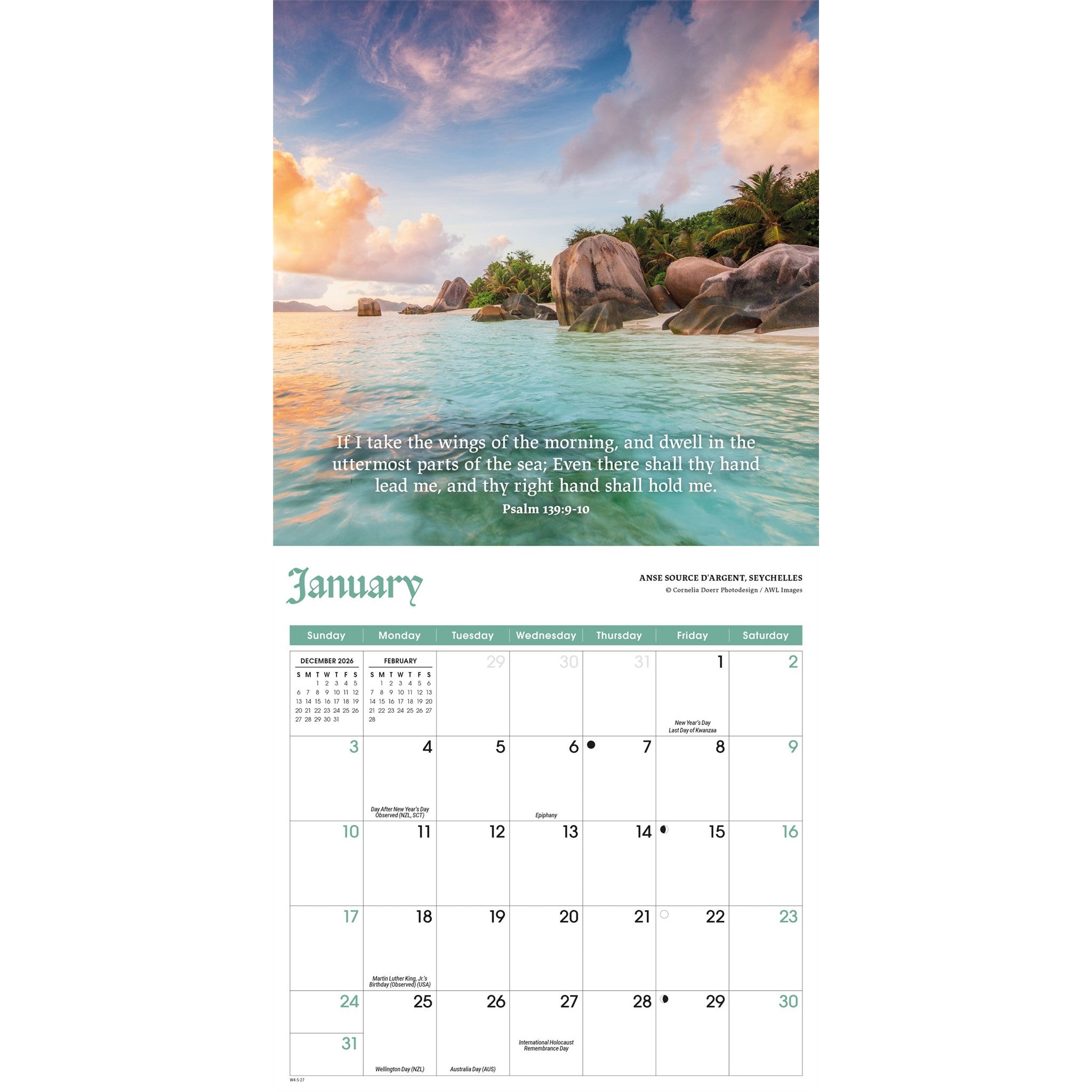 Mini calendrier Psaumes 2027