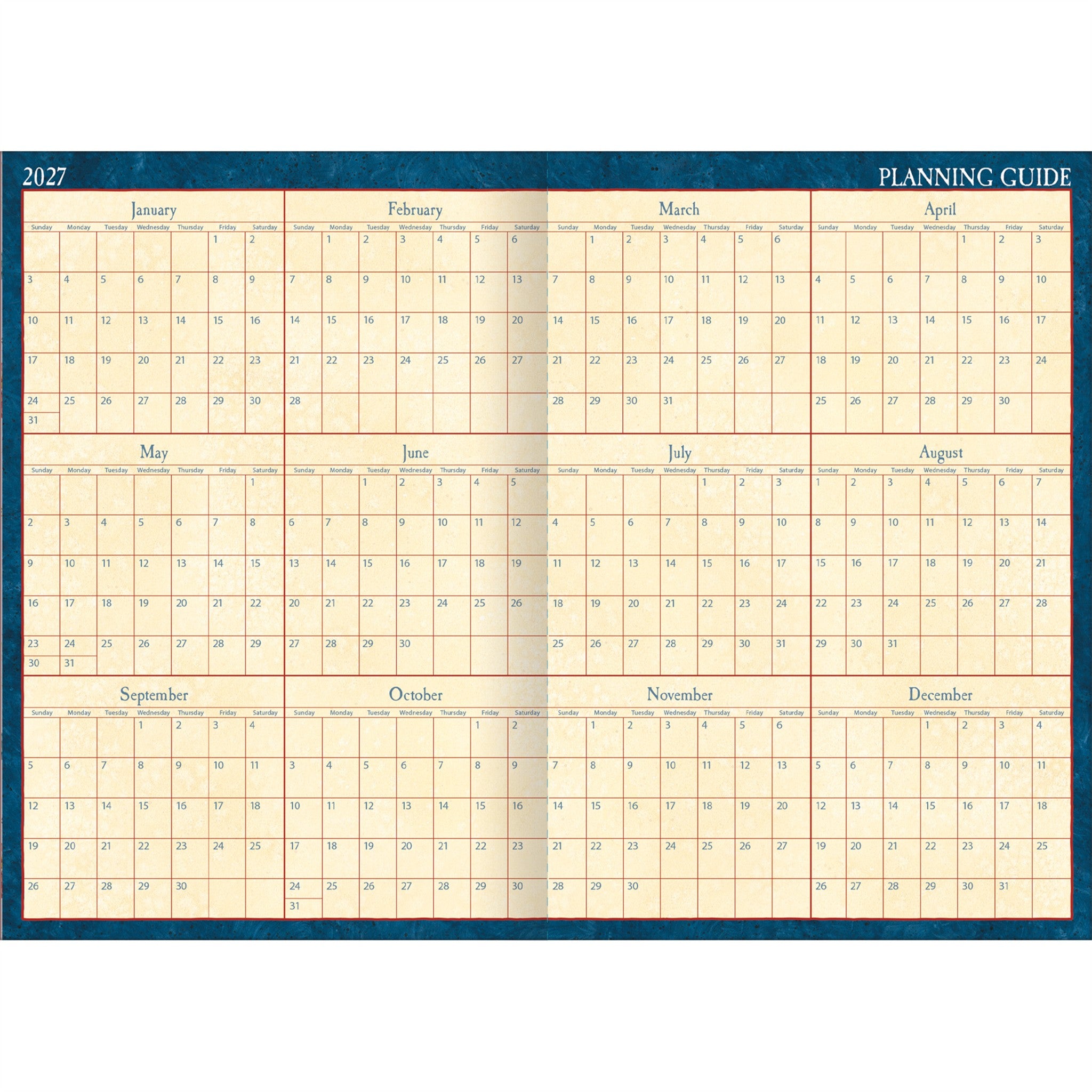 Heart and Home 2027 Monthly Pocket Planner