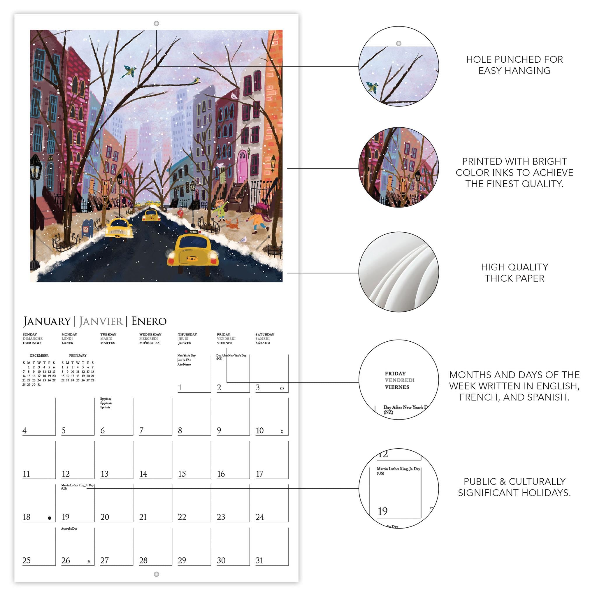 Joyful Landscapes 2026 Mini Calendar