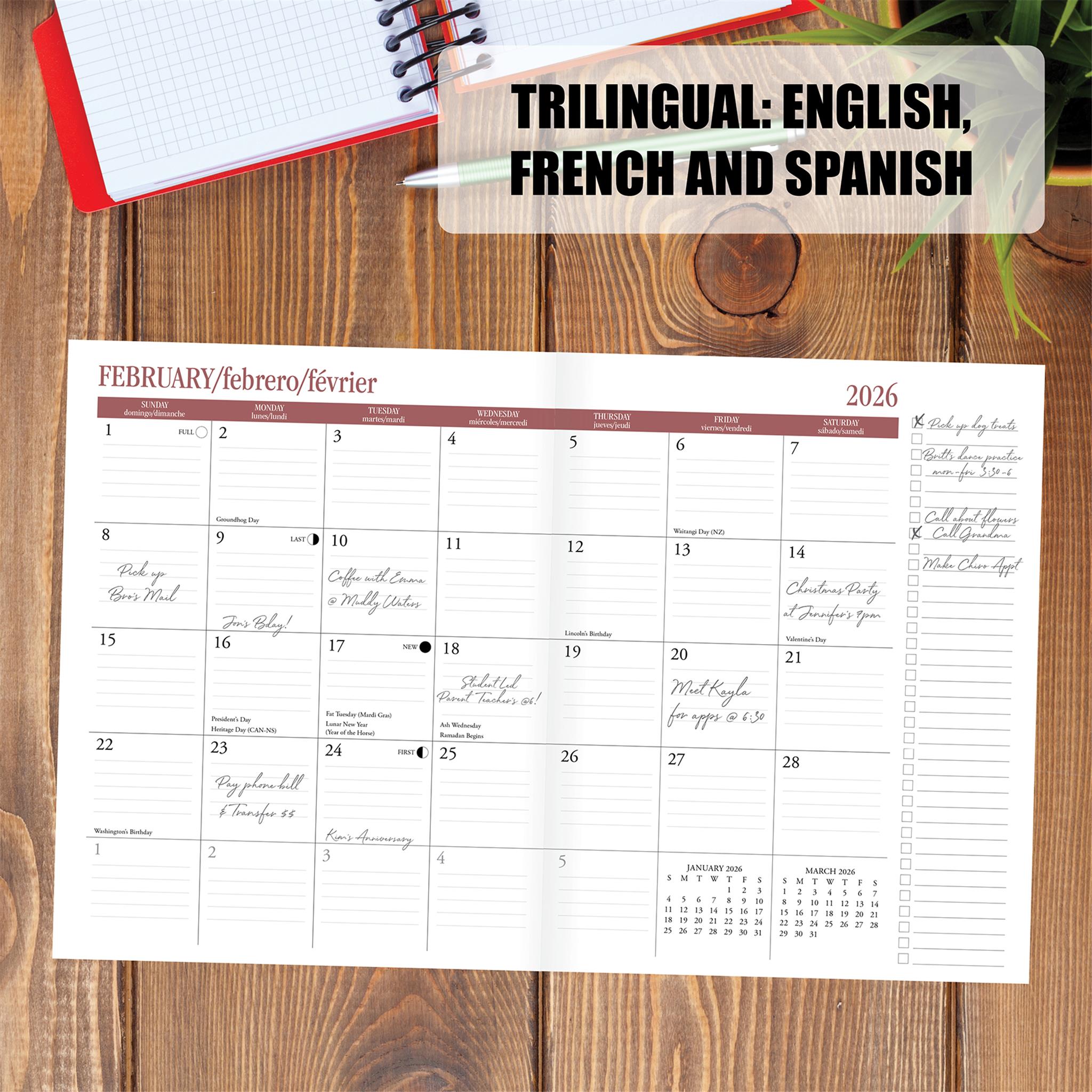 Agenda mensuel Nuit étoilée 2026