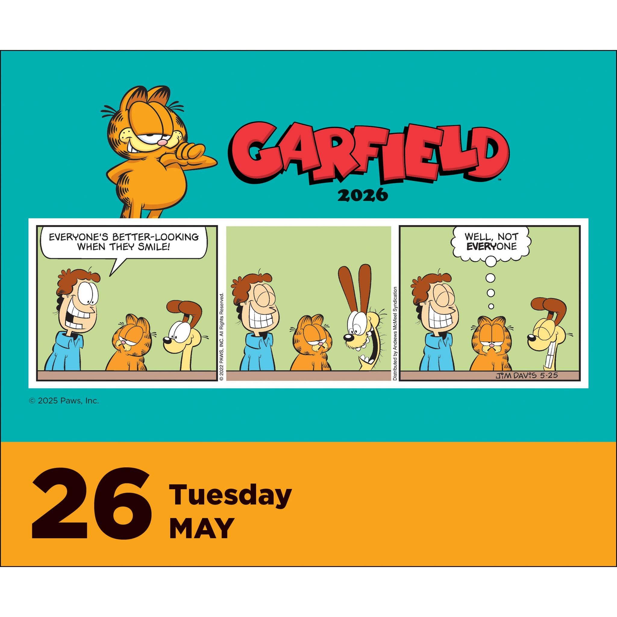 Calendrier Garfield 2026