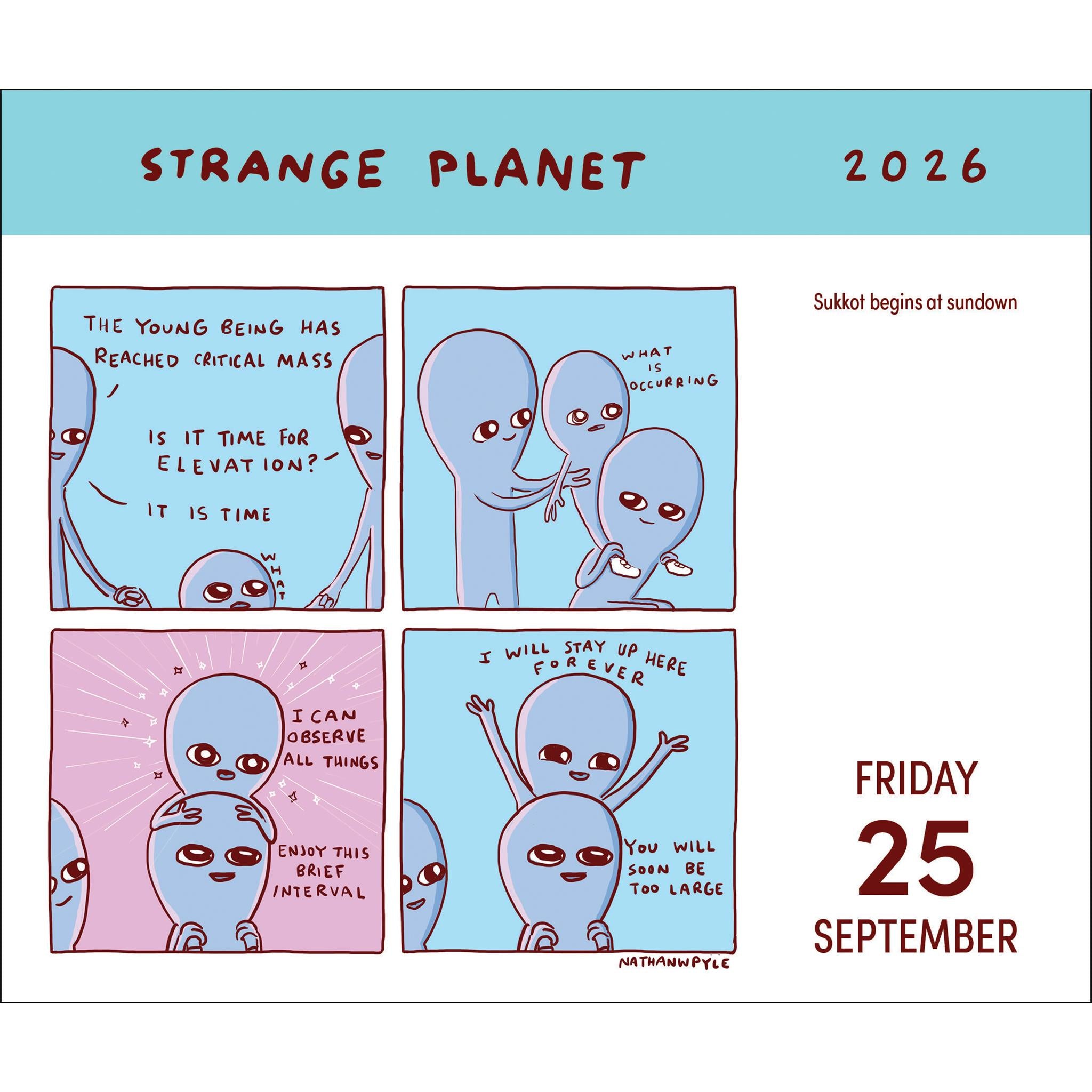 Strange Planet 2026 Box Calendar