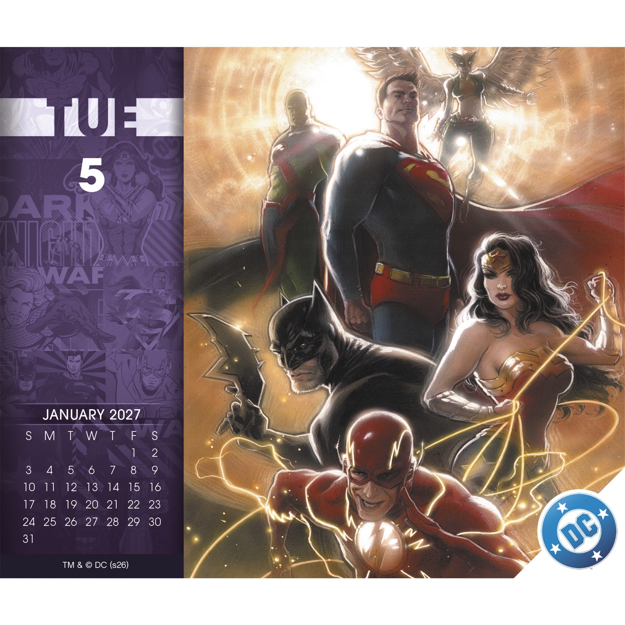 DC Comics 2027 Box Calendar - Online Only