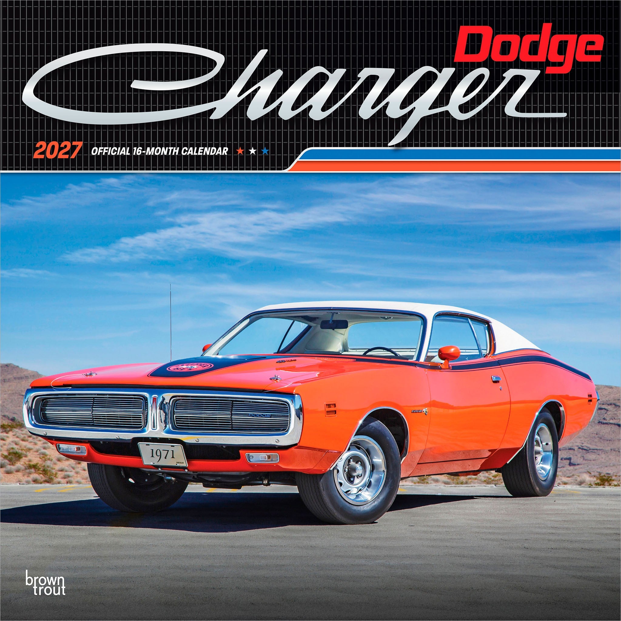 Dodge Charger 2027 Wall Calendar