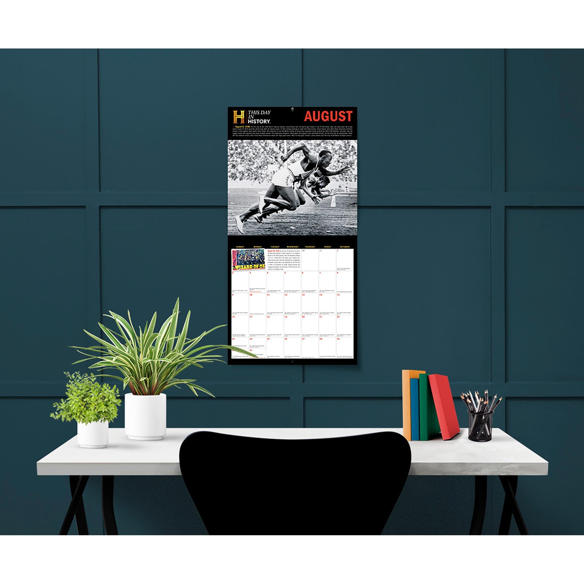 Calendrier mural 2026 de History Channel : Ce jour-là dans l'histoire