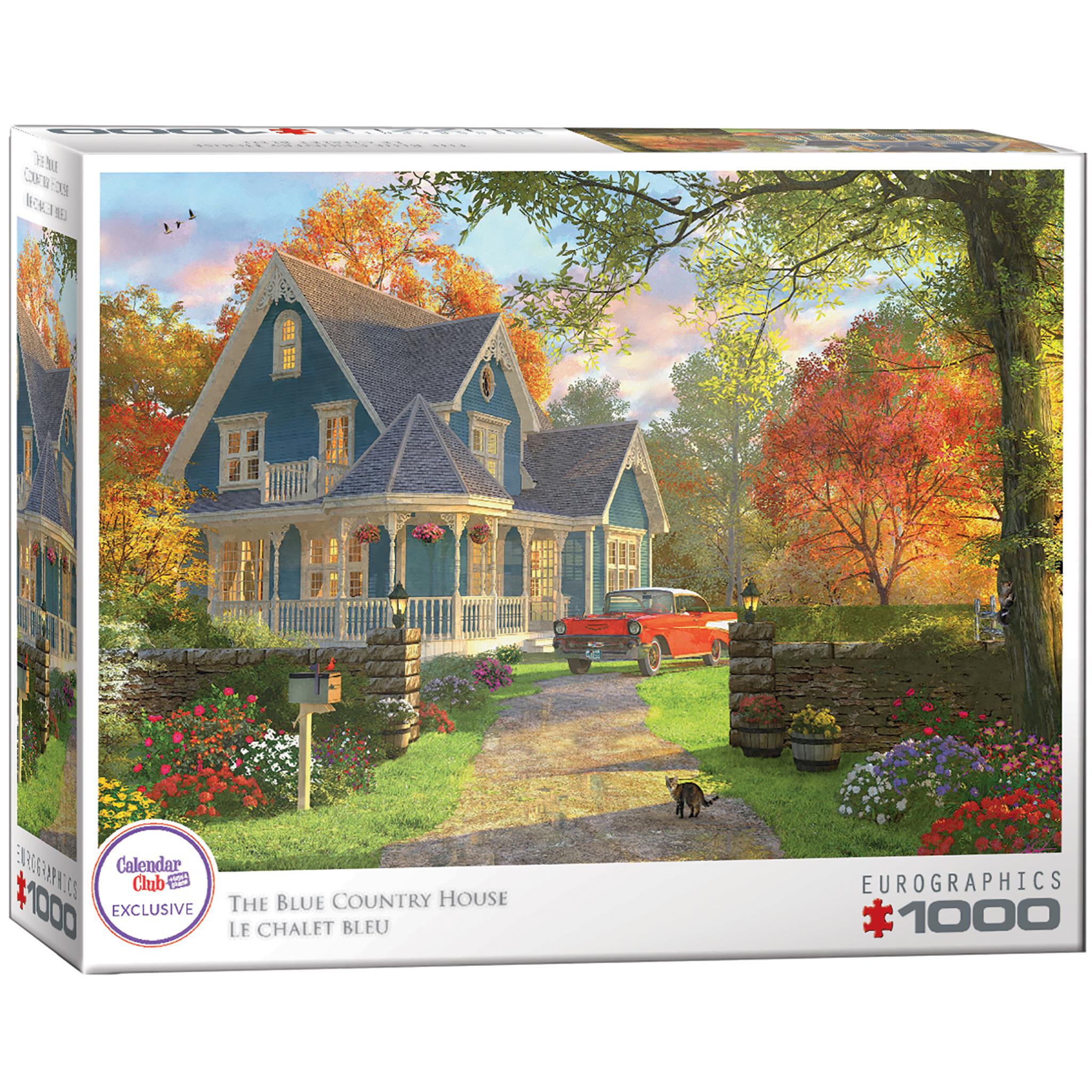 Le puzzle exclusif Blue Country House de 1000 pièces