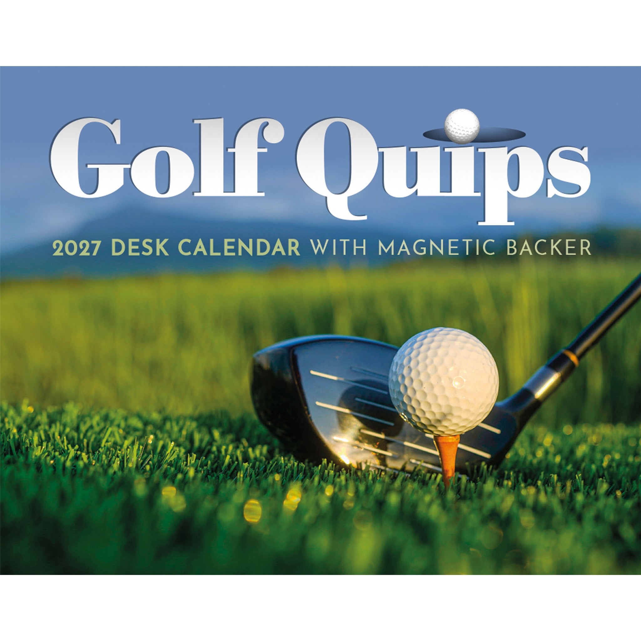 Calendrier de bureau 2027 Golf Quips
