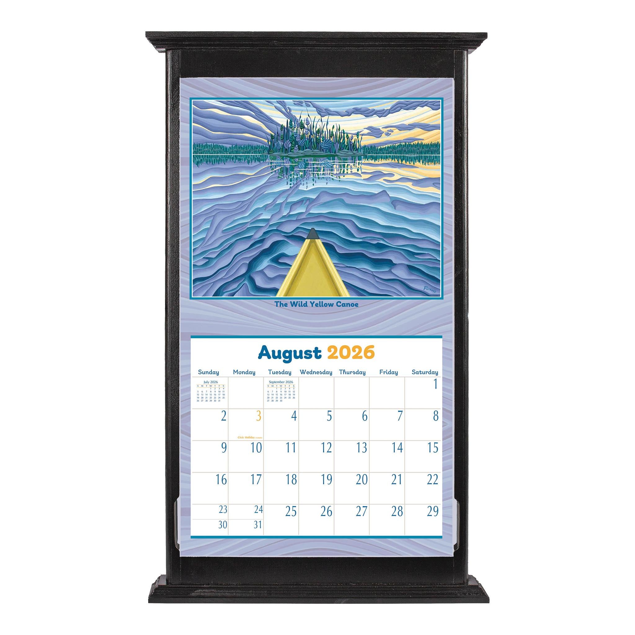 Quiet Places 2026 Wall Calendar - Online Only