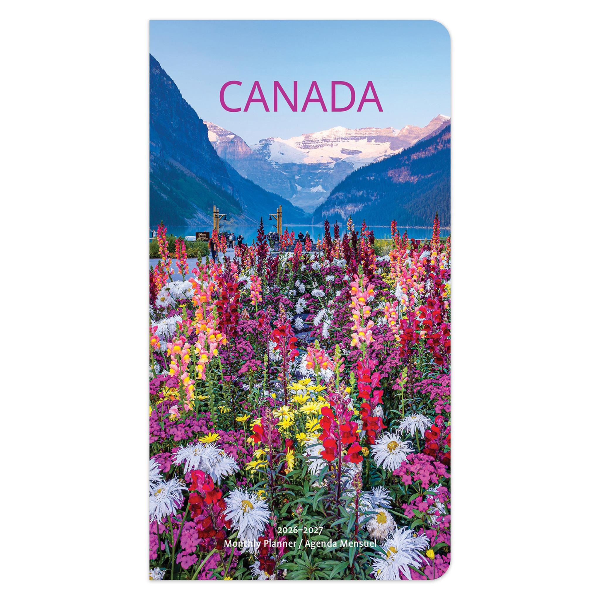 Calendrier de poche bilingue Canada 2026 (2 ans) - Disponible uniquement en ligne