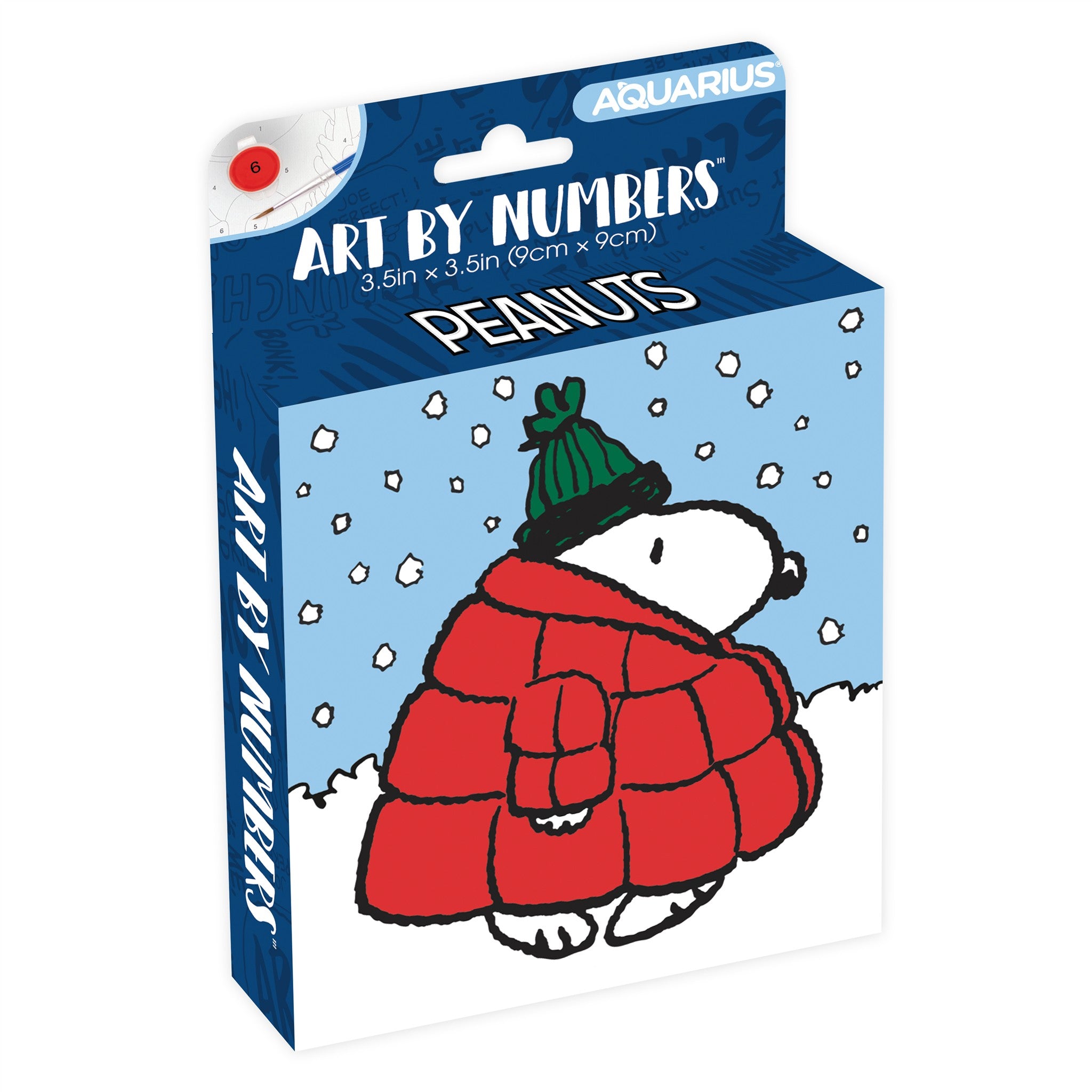 Peanuts Christmas Micro 3.5x3.5 Art by Numbers