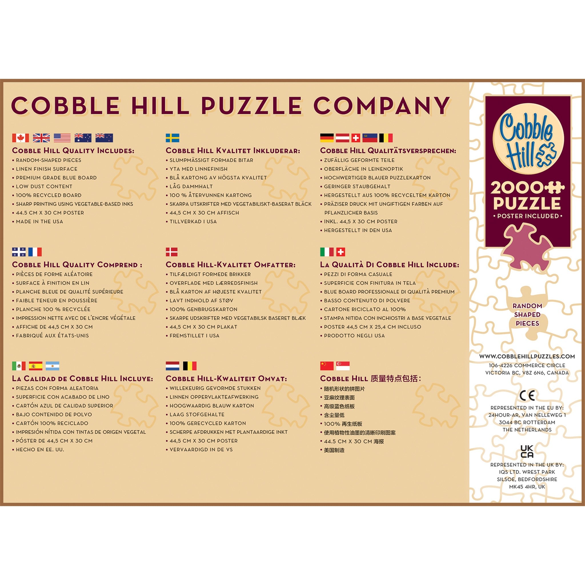 Puzzle de 2000 pièces Rocky Mountain High, Cobble Hill