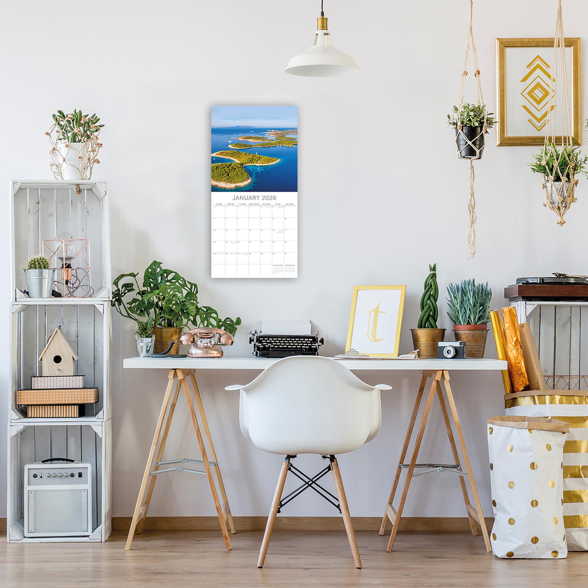 Mediterranean 2026 Wall Calendar