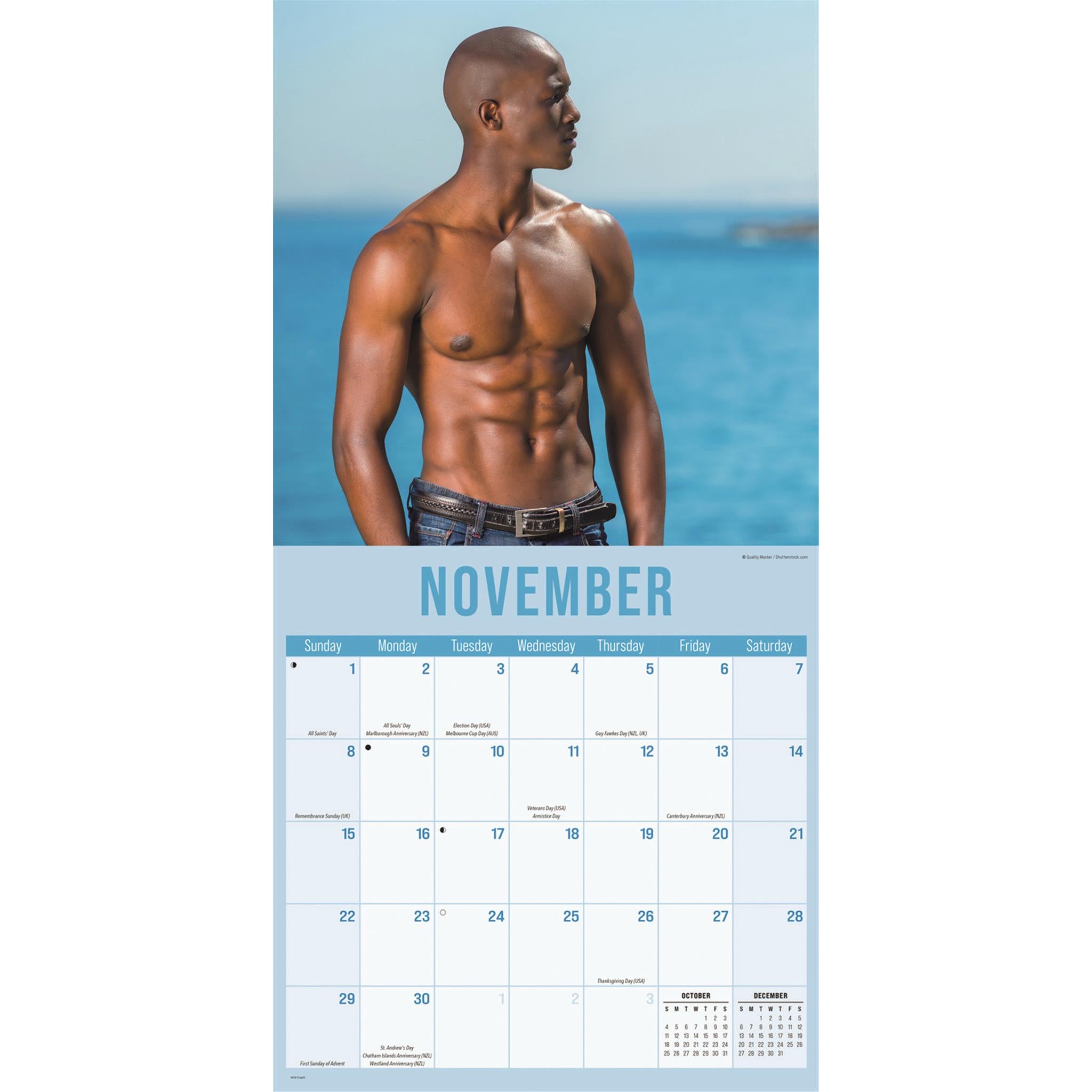 Calendrier mural Hunks In Trunks 2026