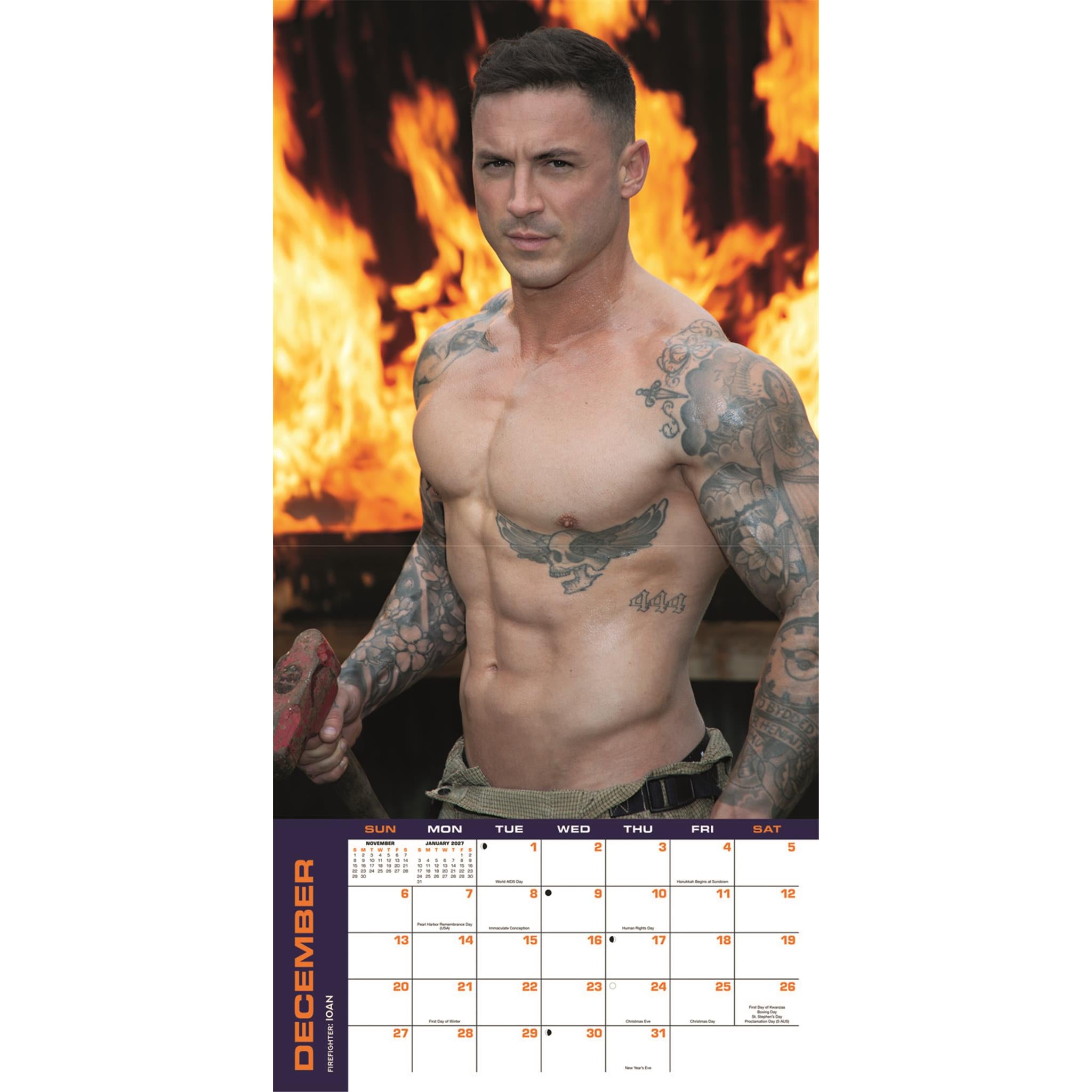 Firefighters 2026 Wall Calendar