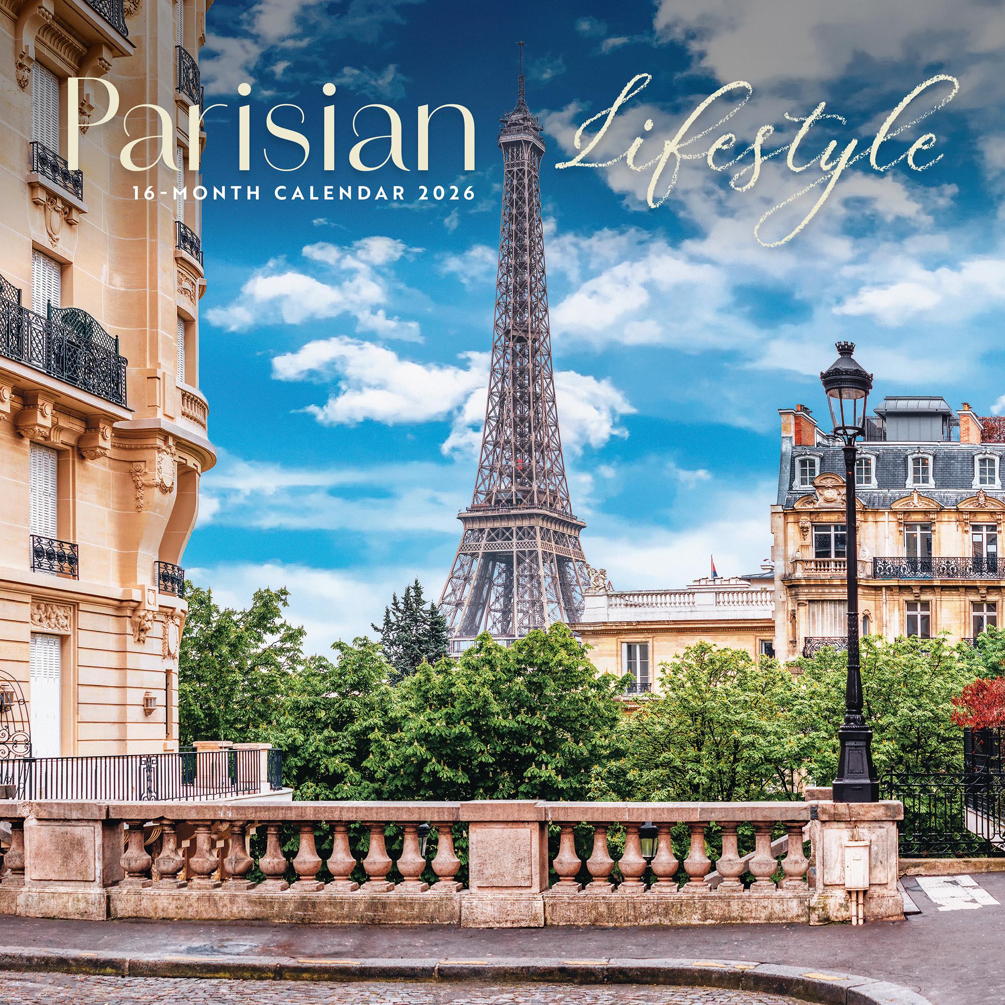 Calendrier mural Parisian Lifestyle 2026