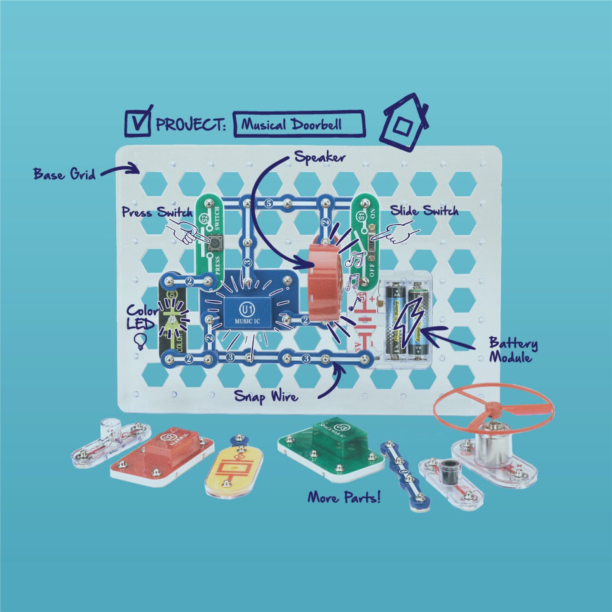 Snap Circuits Explorer 100-in-1 (Junior)