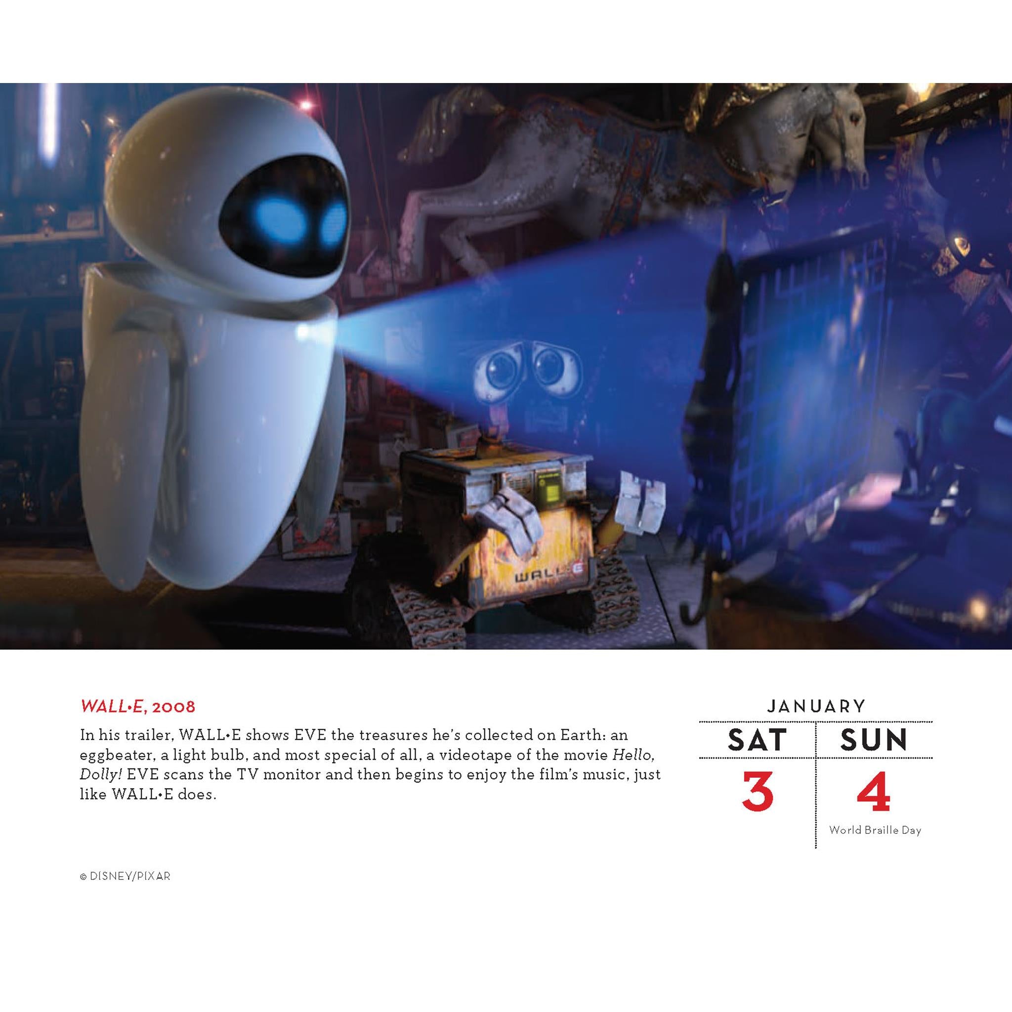 Calendrier Disney Une année d'animation 2026