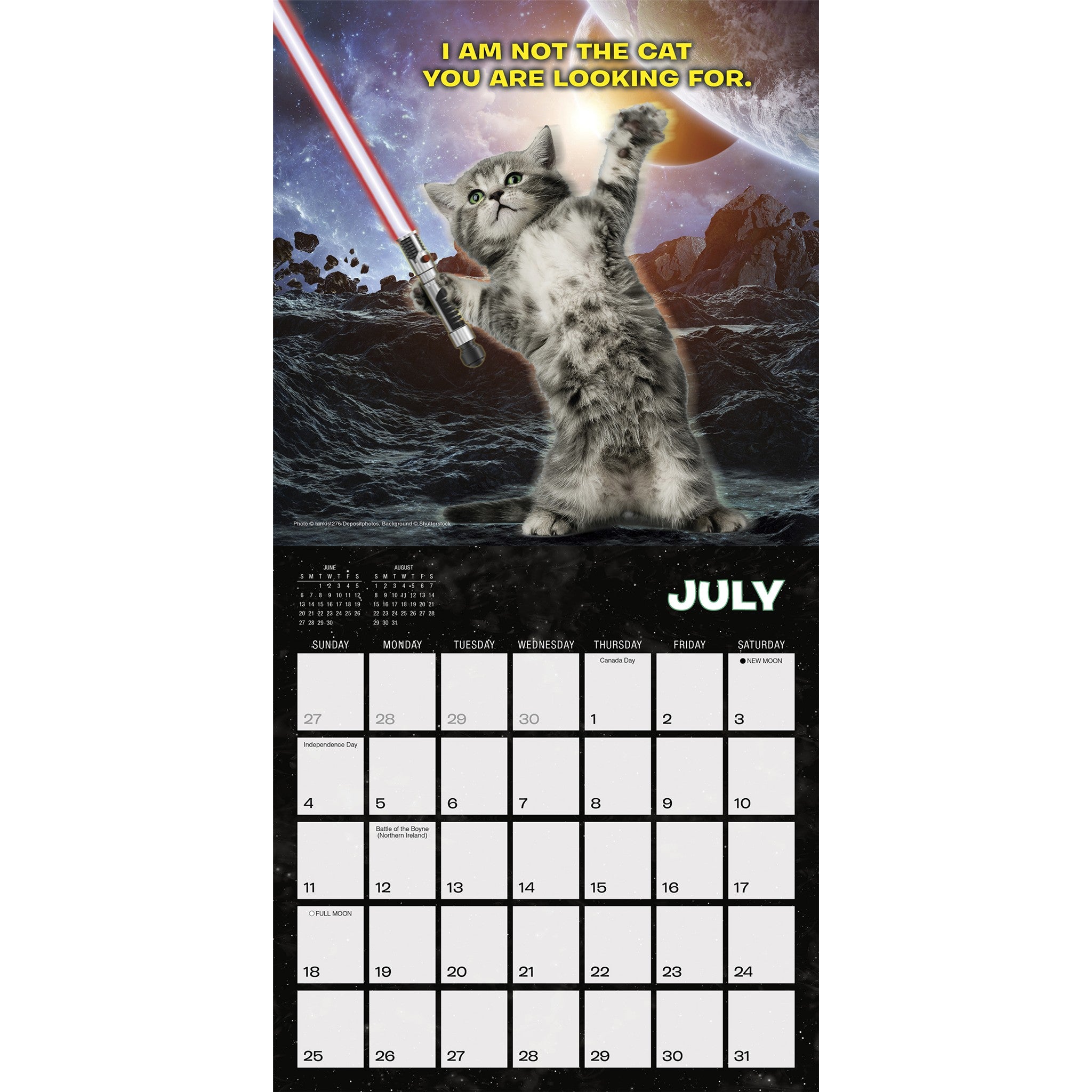 Cat Wars 2027 Mini Calendar