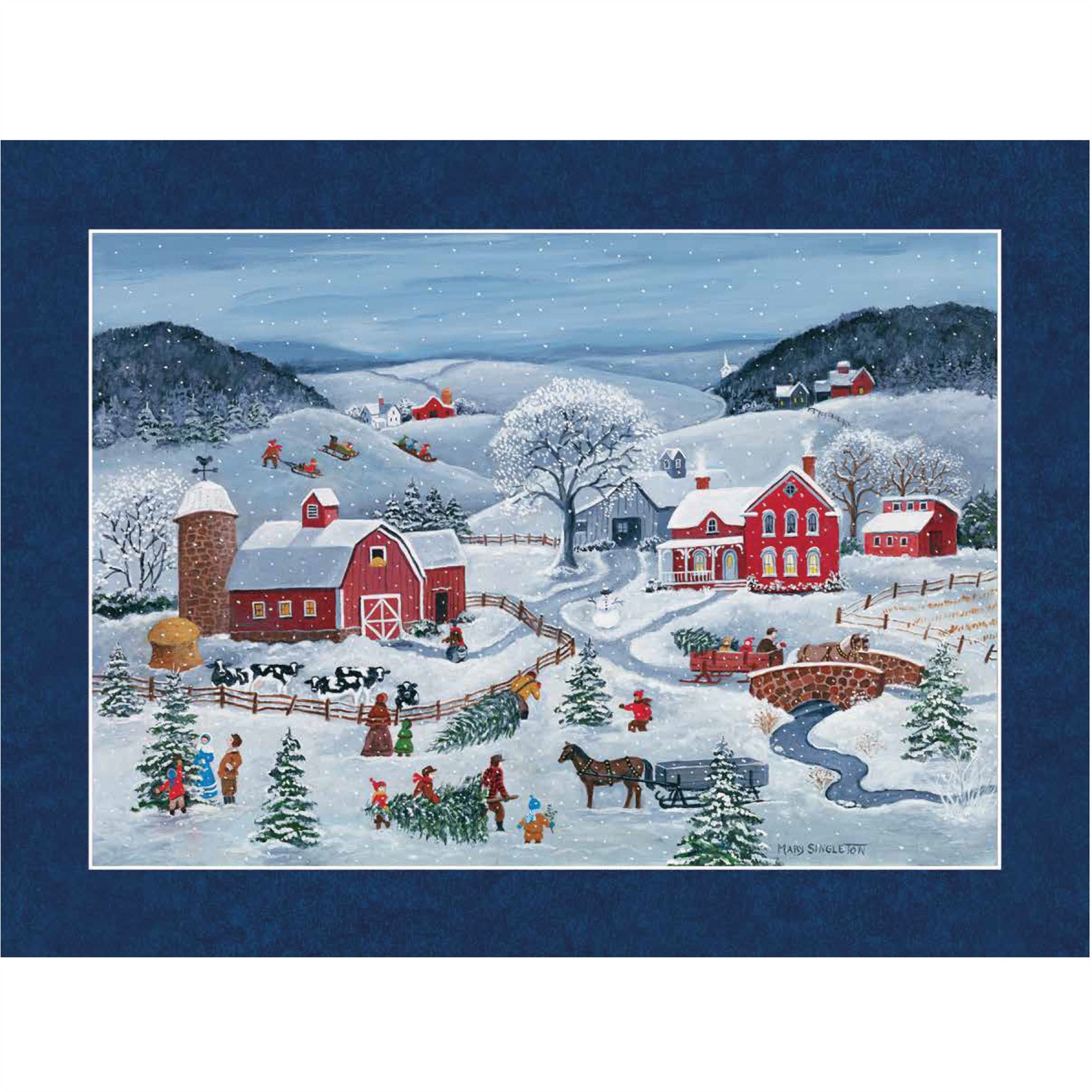 Lang Folk Art Special Edition with Print 2027 Wall Calendar