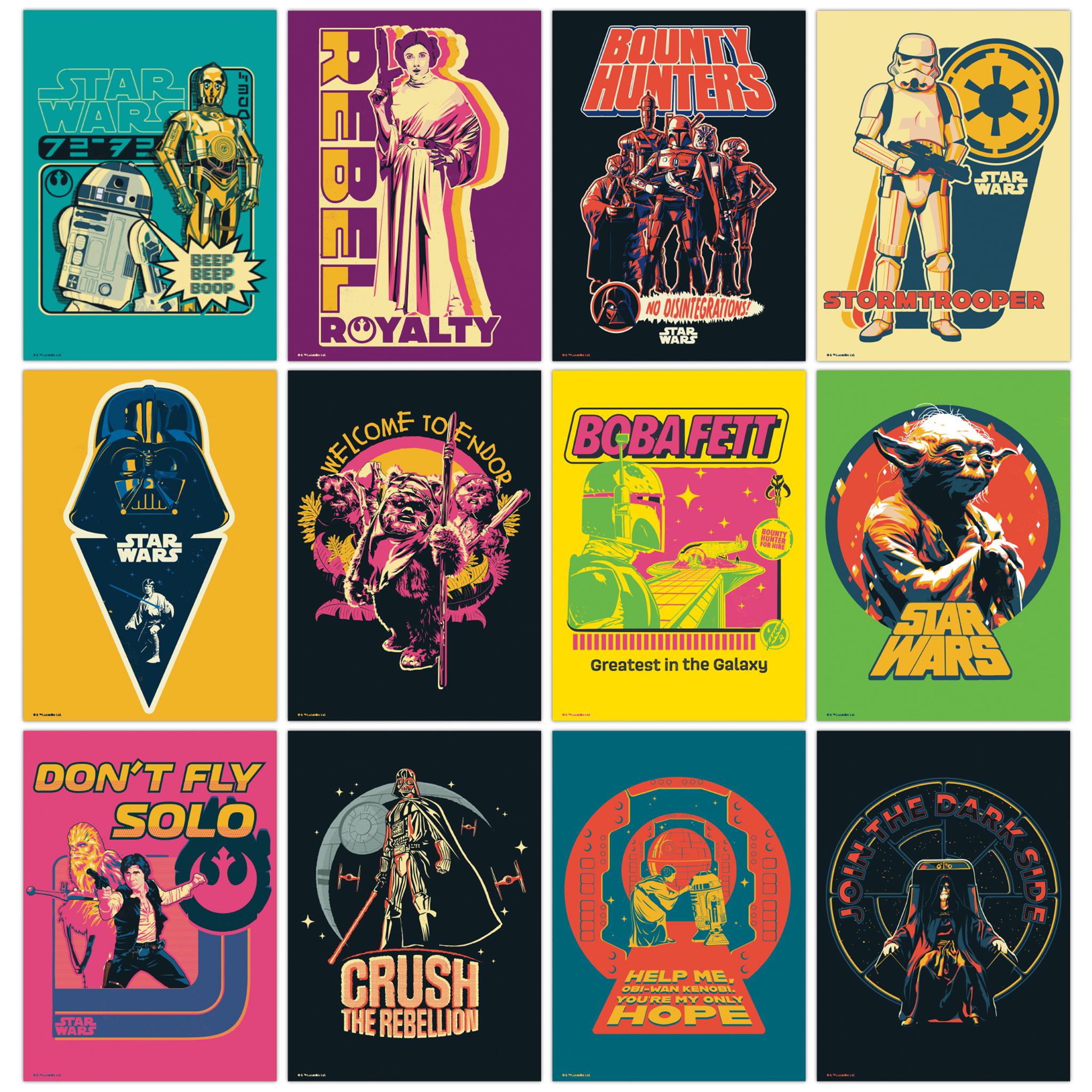 Calendrier mini-poster Star Wars 2026