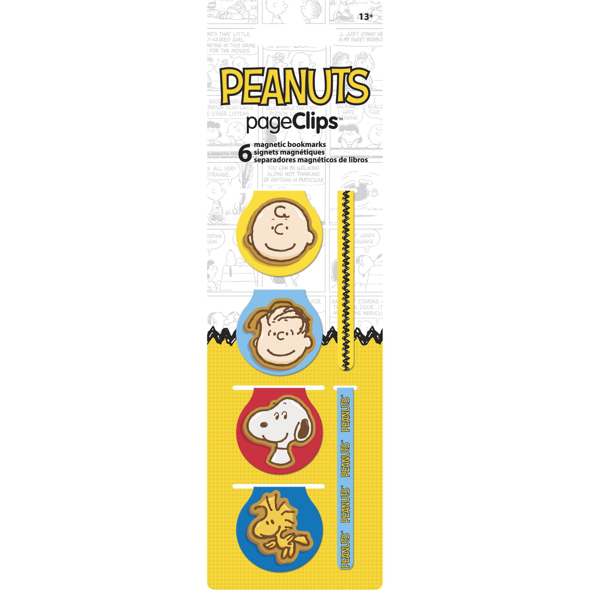 Peanuts Magnetic Page Clips