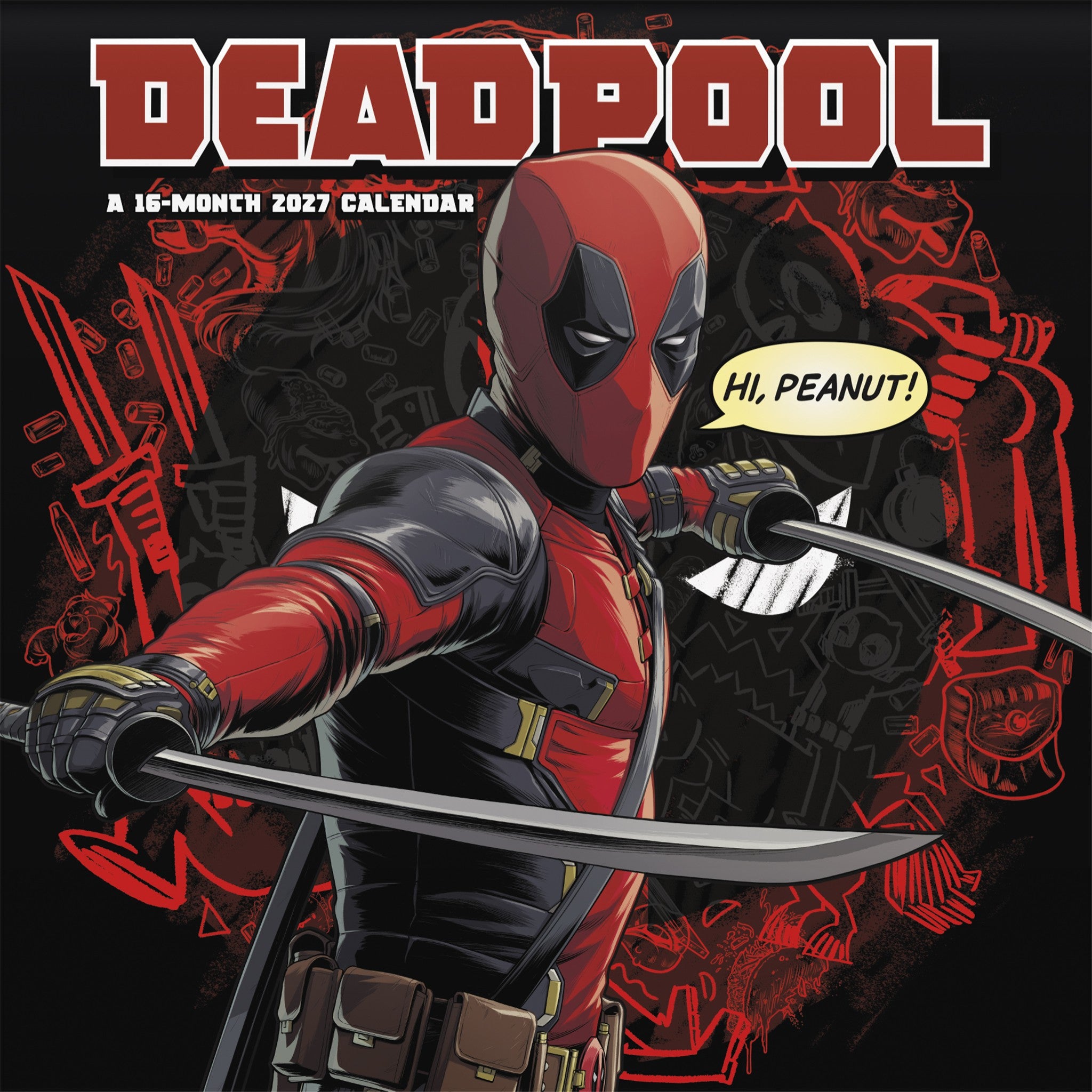 Calendrier mural Deadpool 2027