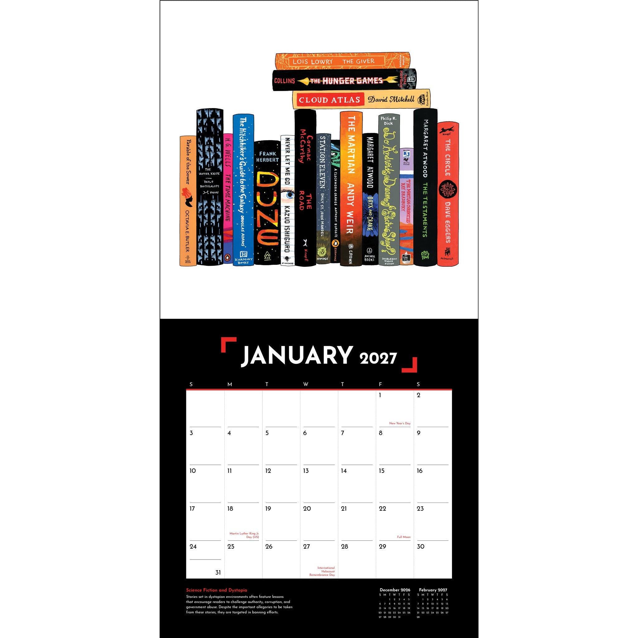 Banned Books 2027 Wall Calendar