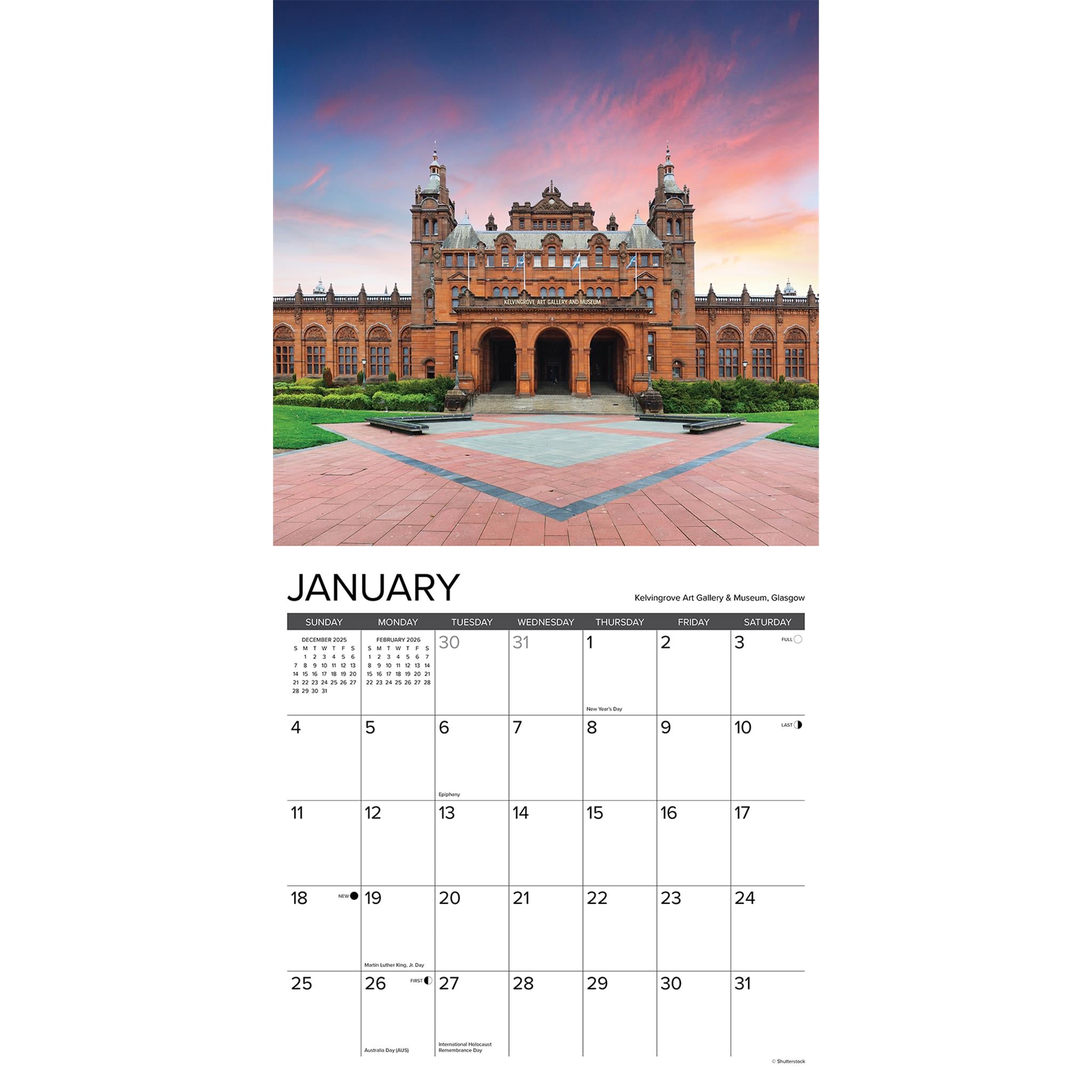 Scotland 2026 Wall Calendar - Online Only