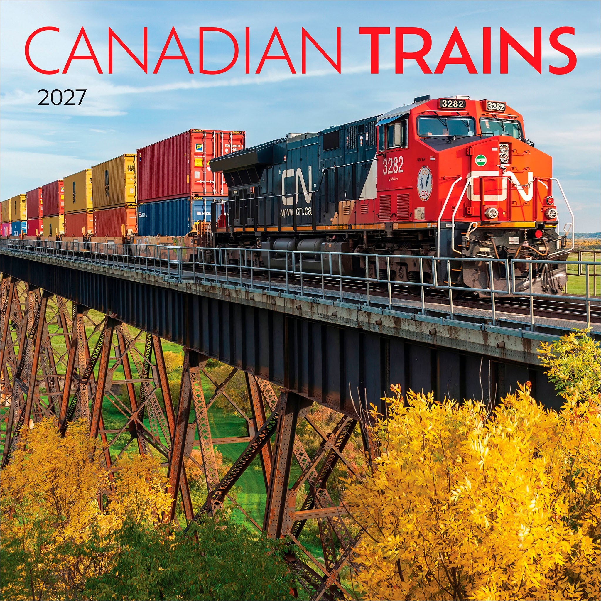 Canadian Trains 2027 Wall Calendar