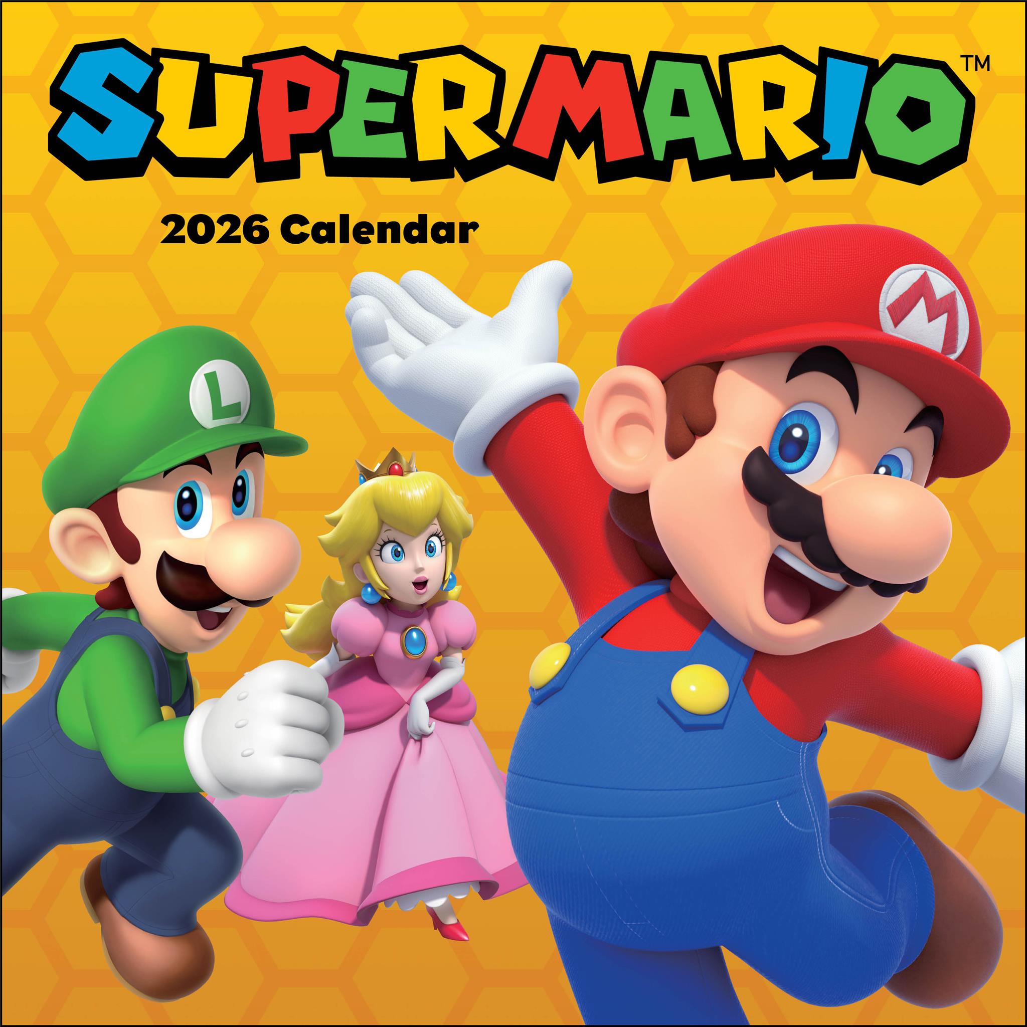 Calendrier mural Super Mario 2026