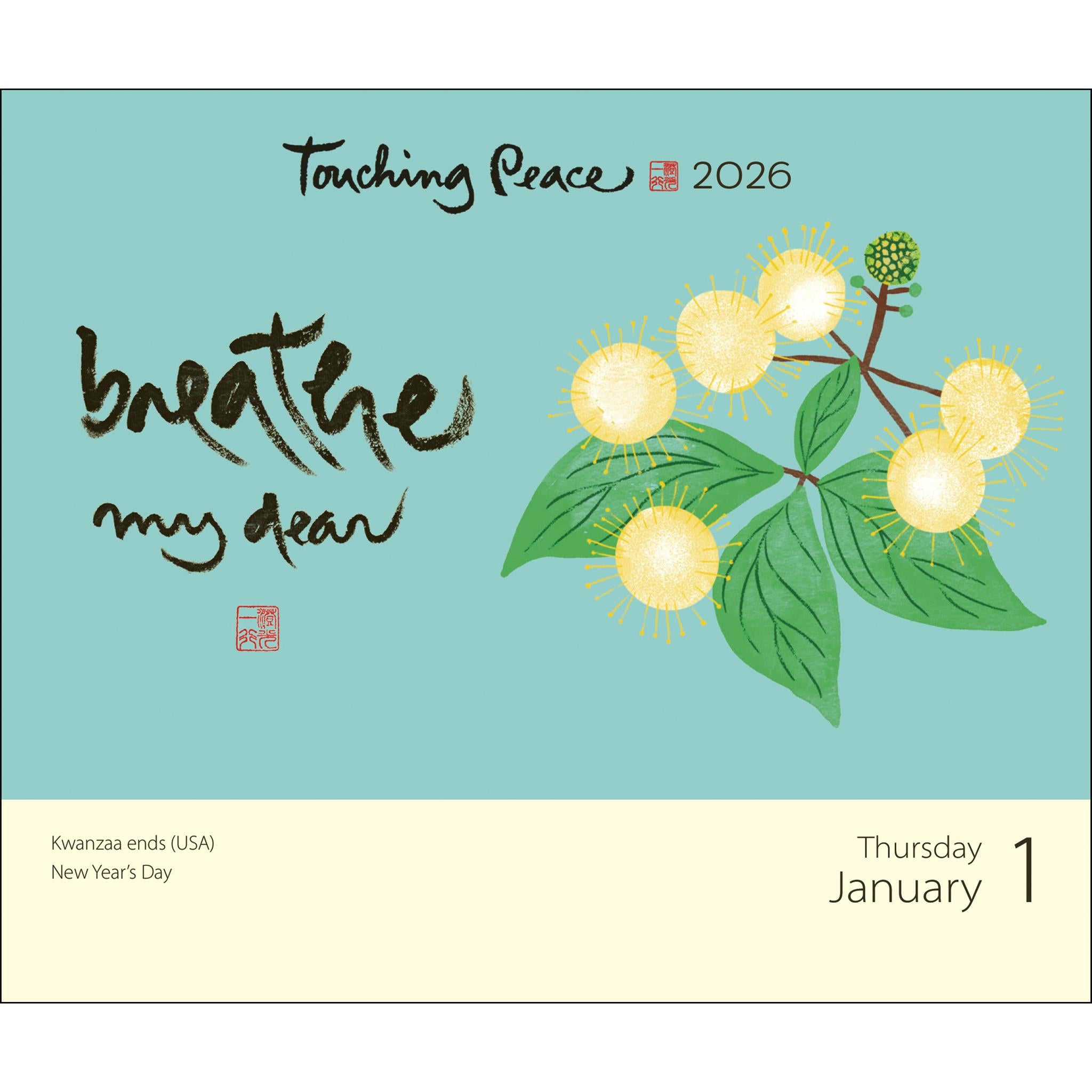 Calendrier Thich Nhat Hanh 2026 en boîte - Disponible uniquement en ligne