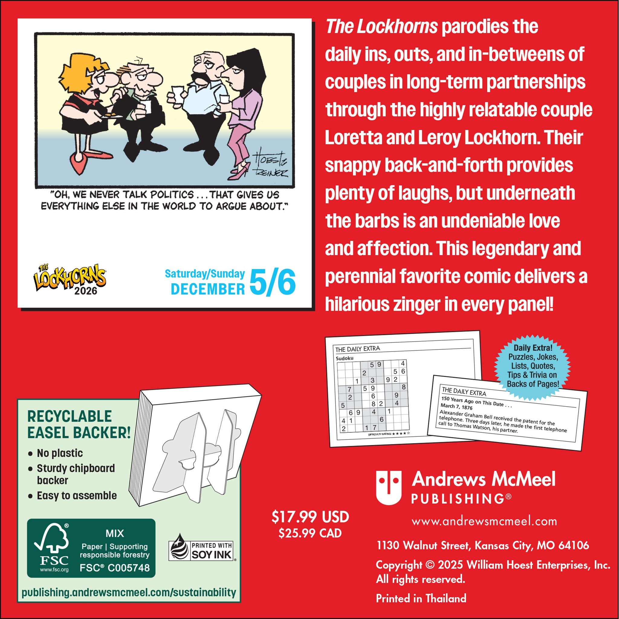 Calendrier Lockhorns Laugh-A-Day 2026