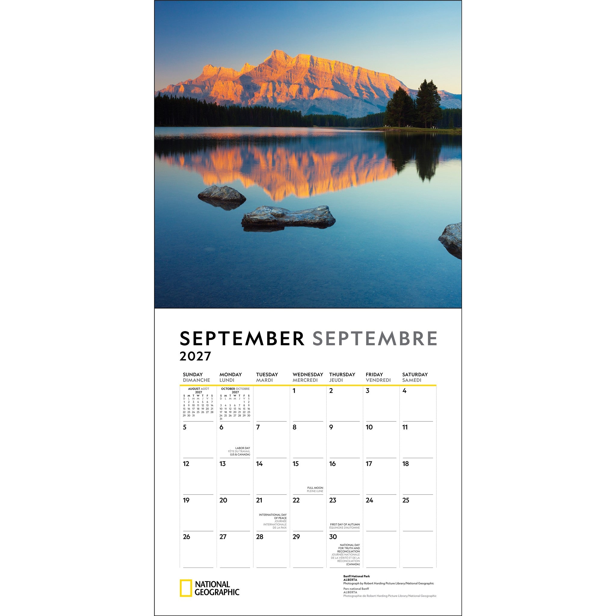 National Geographic: Canada 2027 Wall Calendar