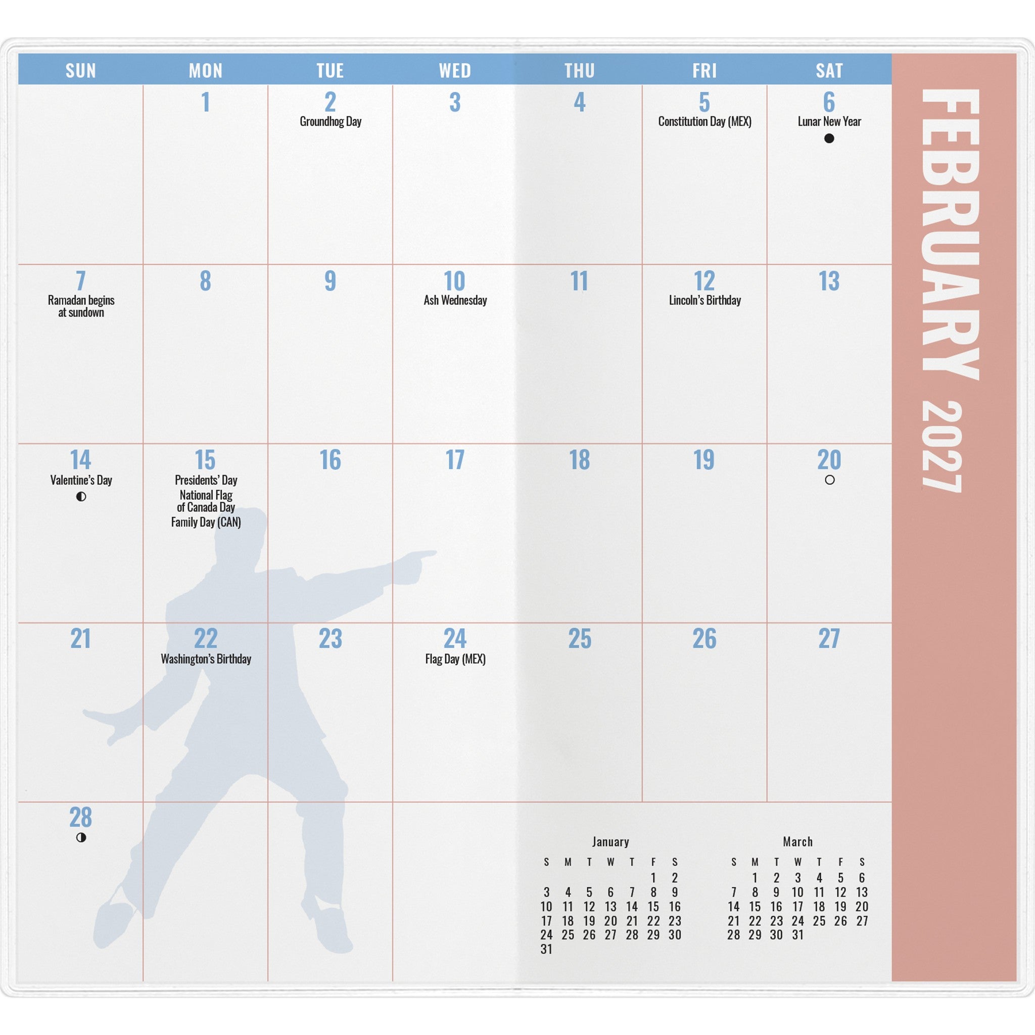 Agenda de poche Elvis Presley 2027-2028 sur 2 ans – En ligne seulement