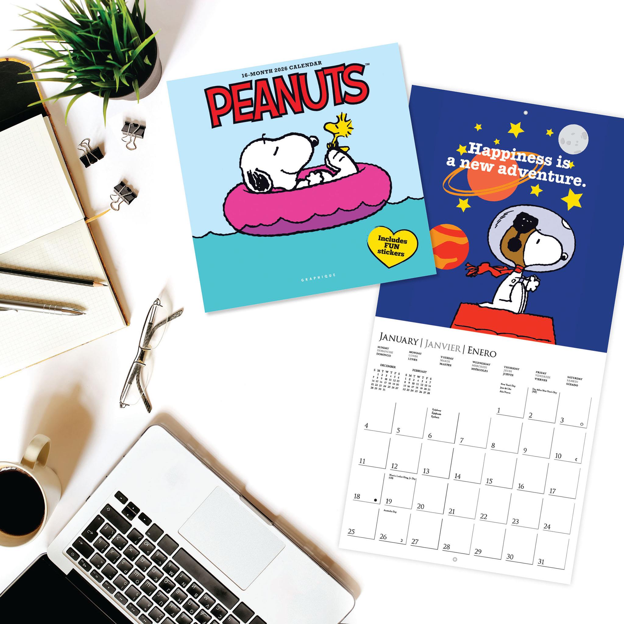 Peanuts 2026 Mini Calendar - Online Only